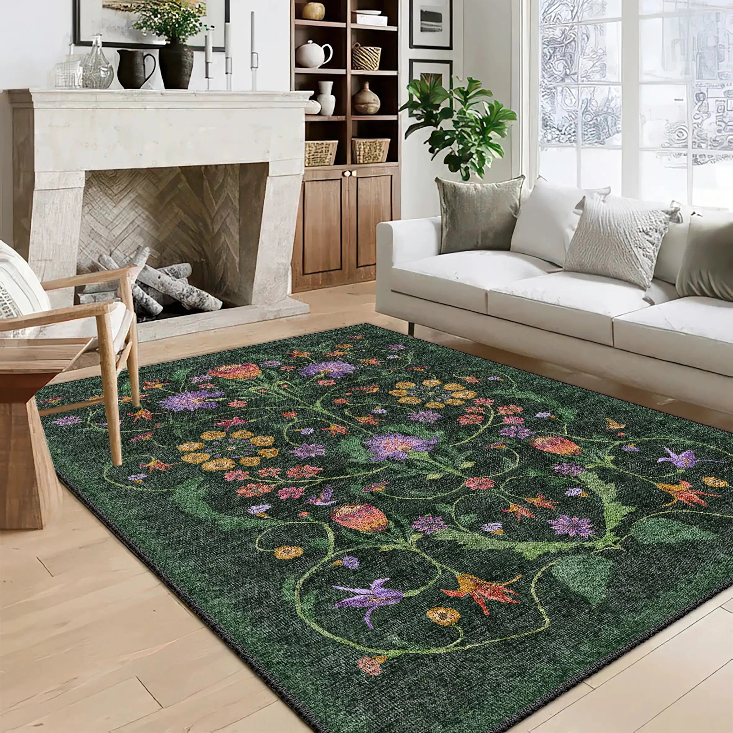 Romantic Wildflower Rug - Aladdinrugs
