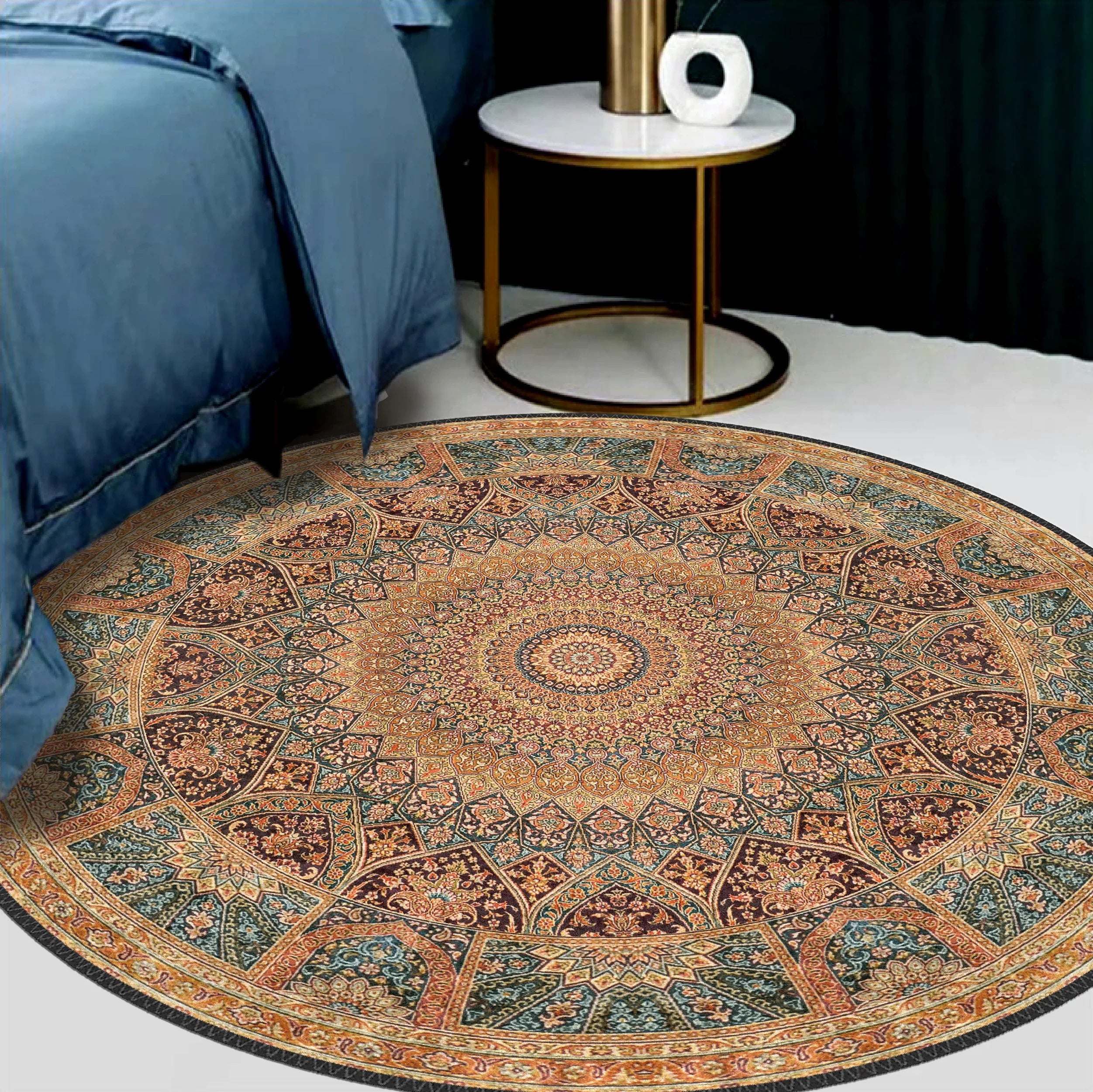 Intricate Medallion Carpet - Aladdinrugs