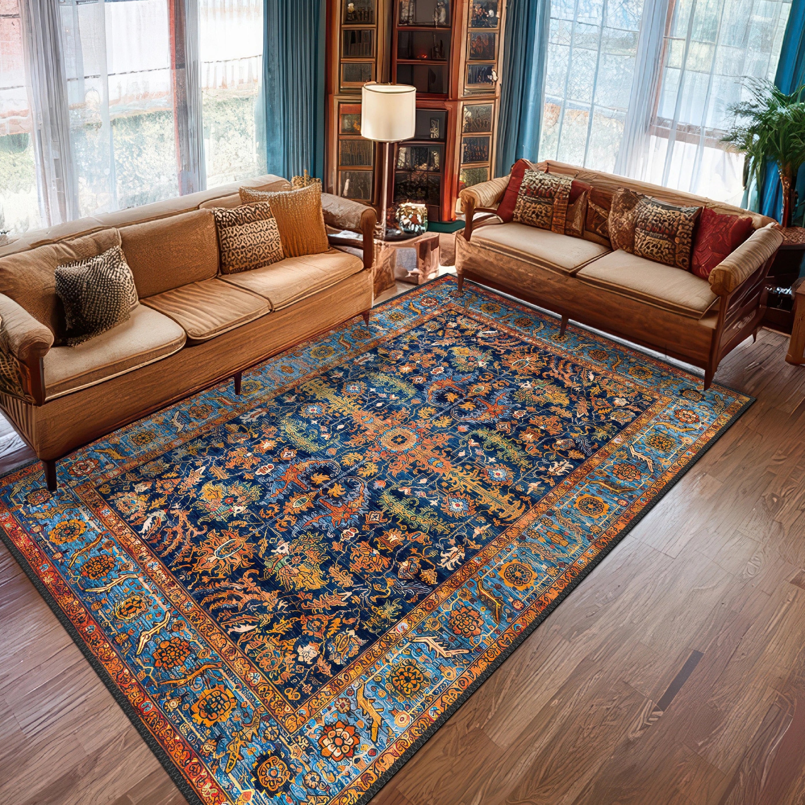Royal Blue Persian Rug