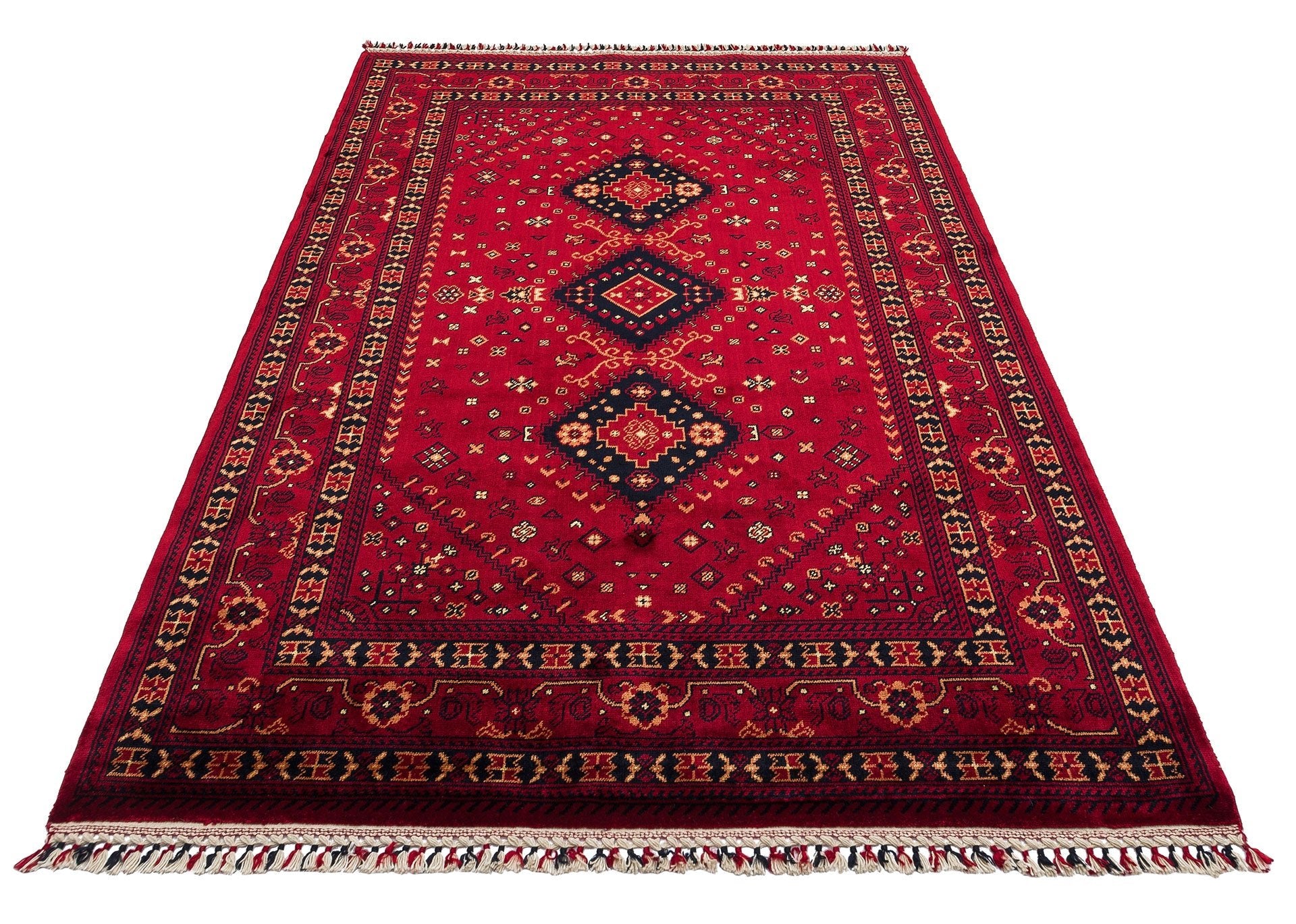 Luxurious Tencel Ruby Nomad Rug - Turkish Style, Eco-Friendly Comfort