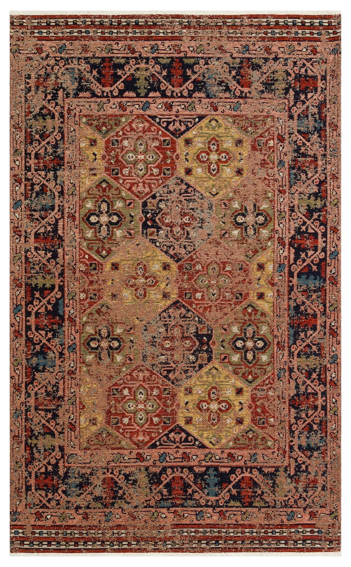 Rustic Jewel Persian Kilim Rug - Timeless Style for Any Space