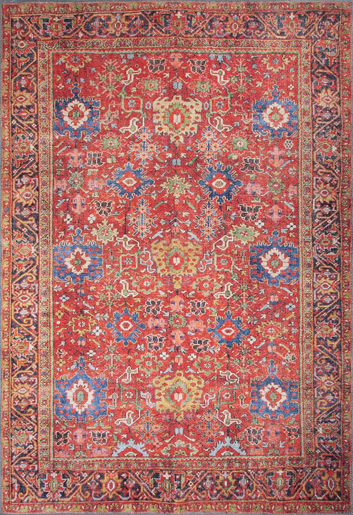Red Persian Style Rug - Aladdinrugs