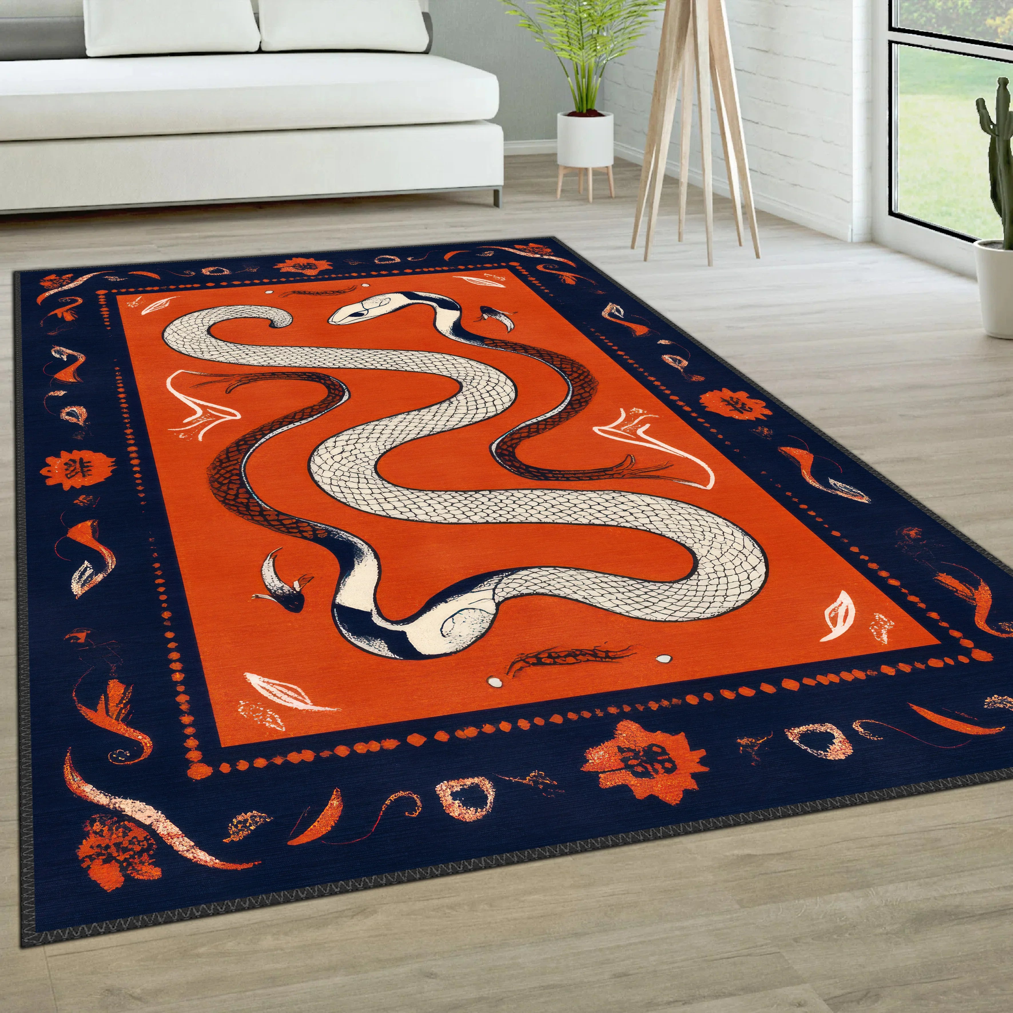 Majestic Serpent Rug - Aladdinrugs