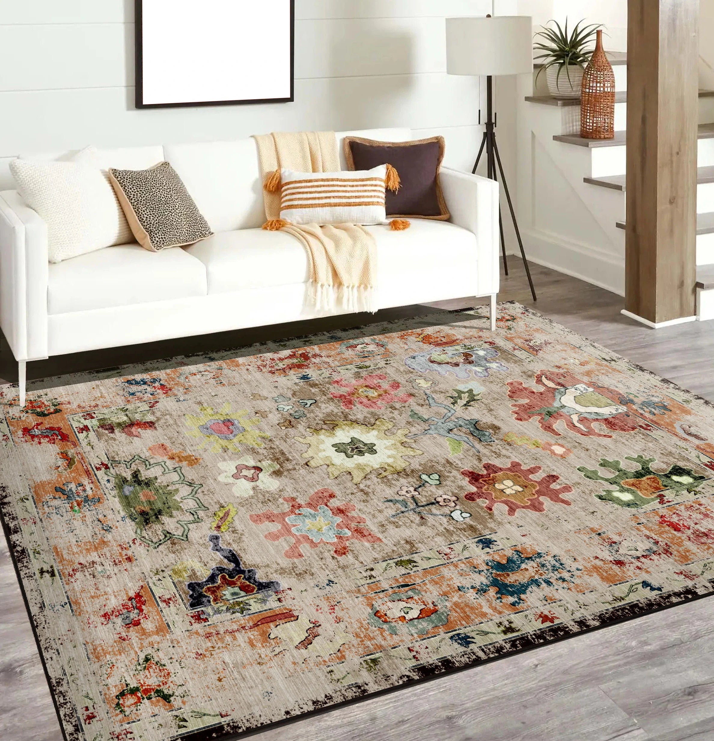 Stylish Oushak Rug - Aladdinrugs