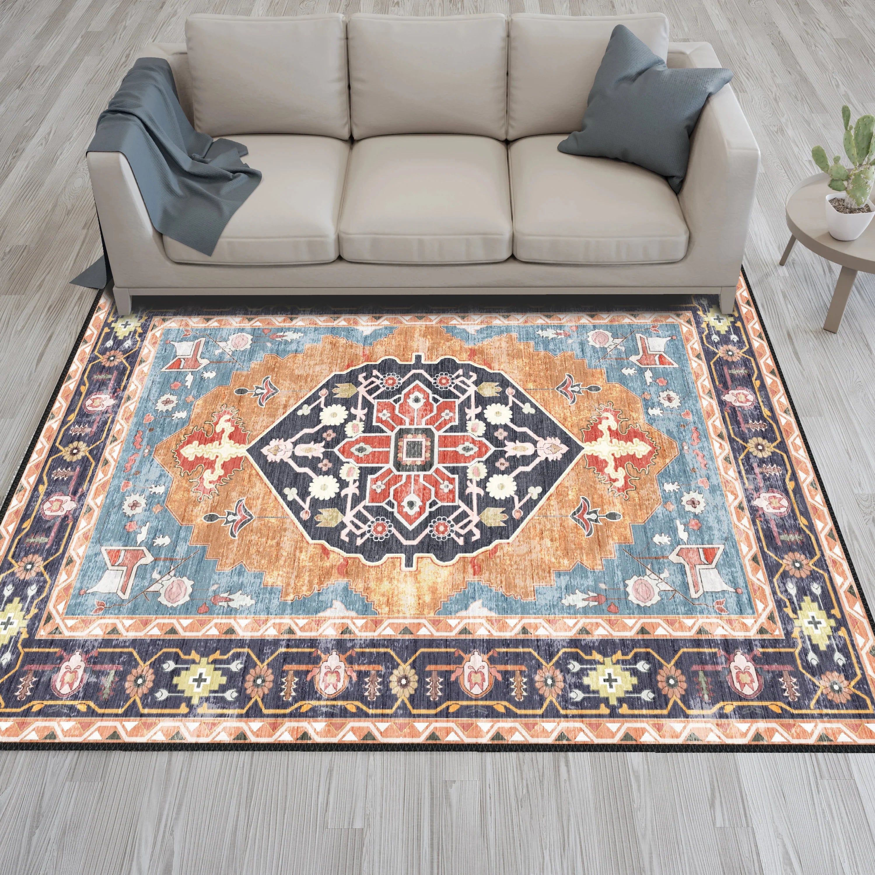 Bold Medallion Rug - Aladdinrugs