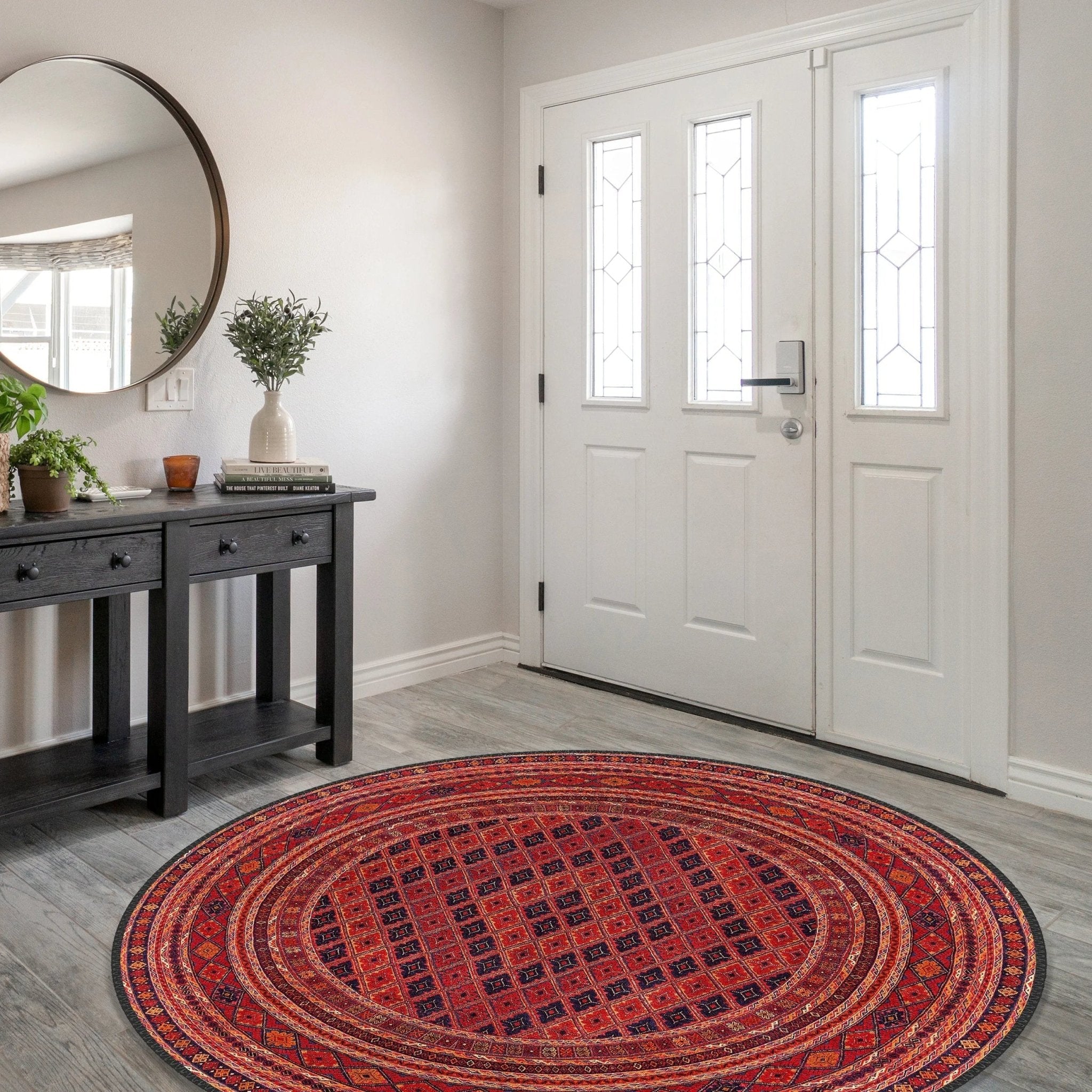 Tribal Round Rug - Aladdinrugs