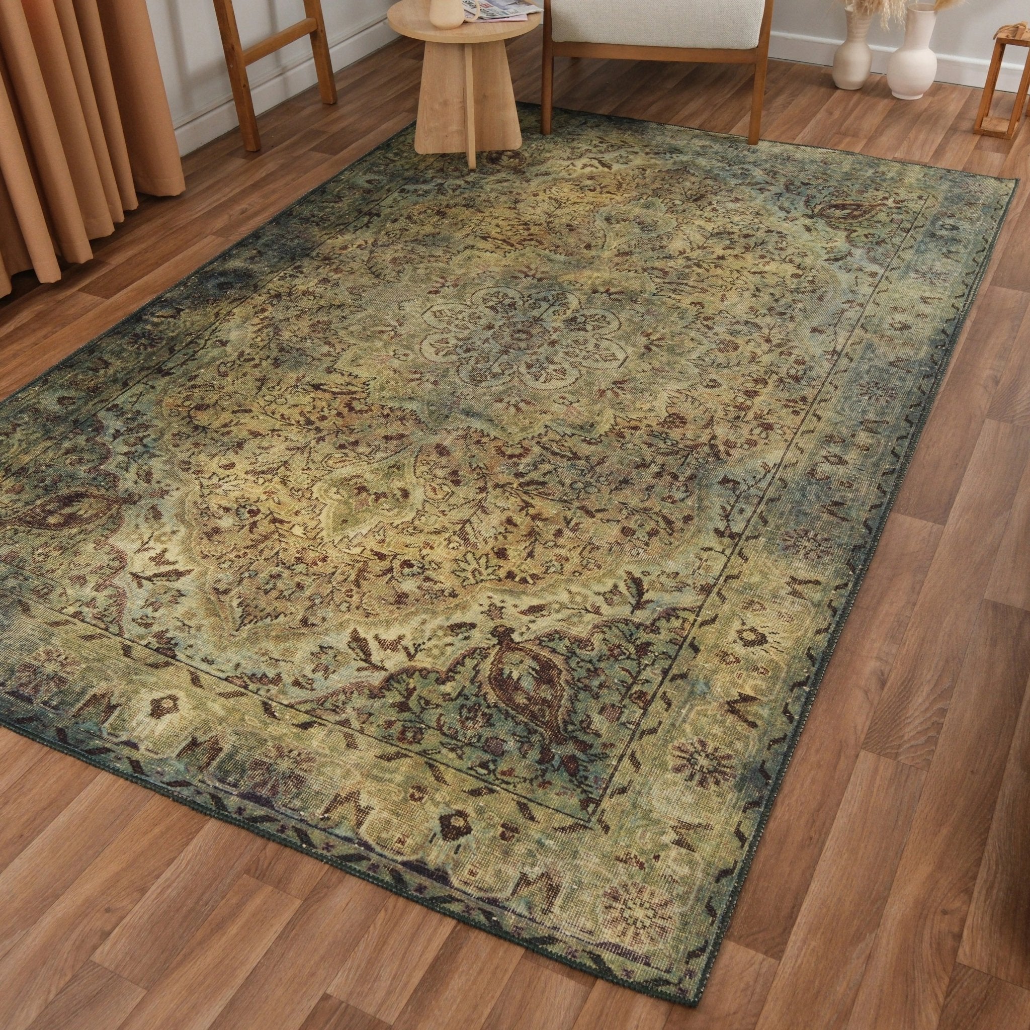 Green Persian Rug - Aladdinrugs