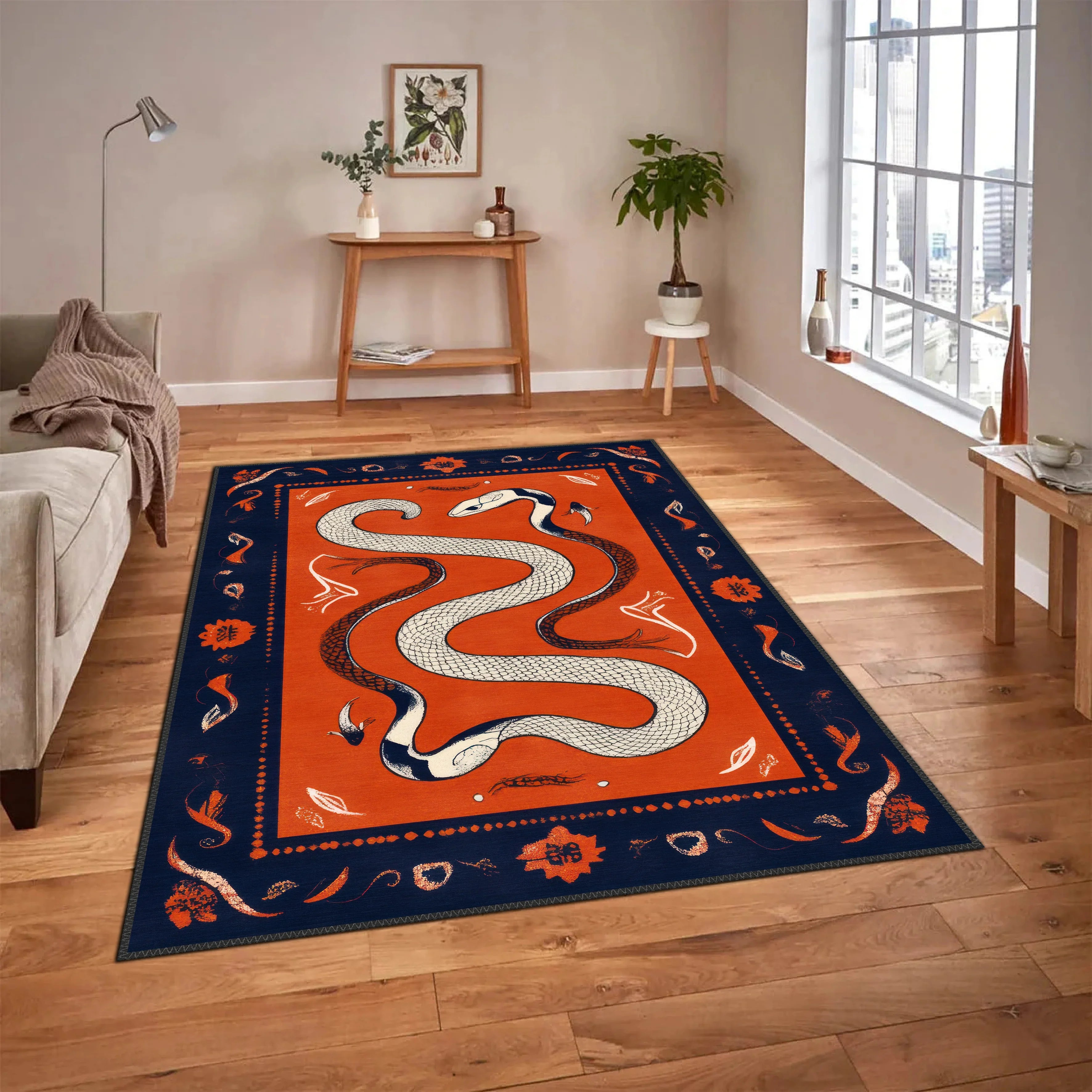 Majestic Serpent Rug - Aladdinrugs