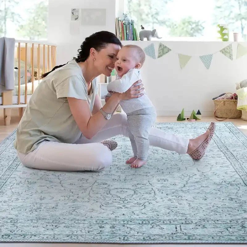 Blue Medallion Rug - Aladdinrugs