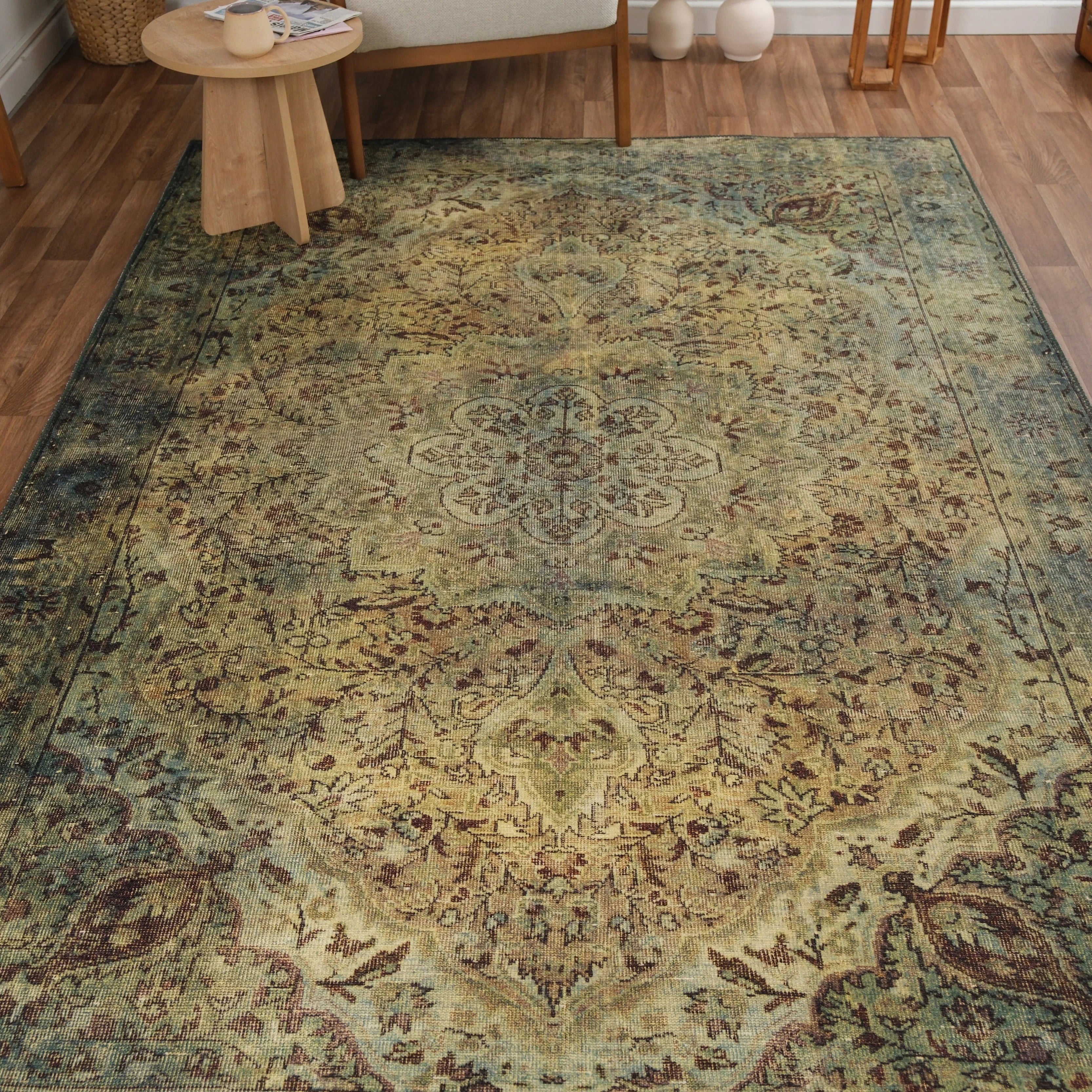 Green Persian Rug - Aladdinrugs