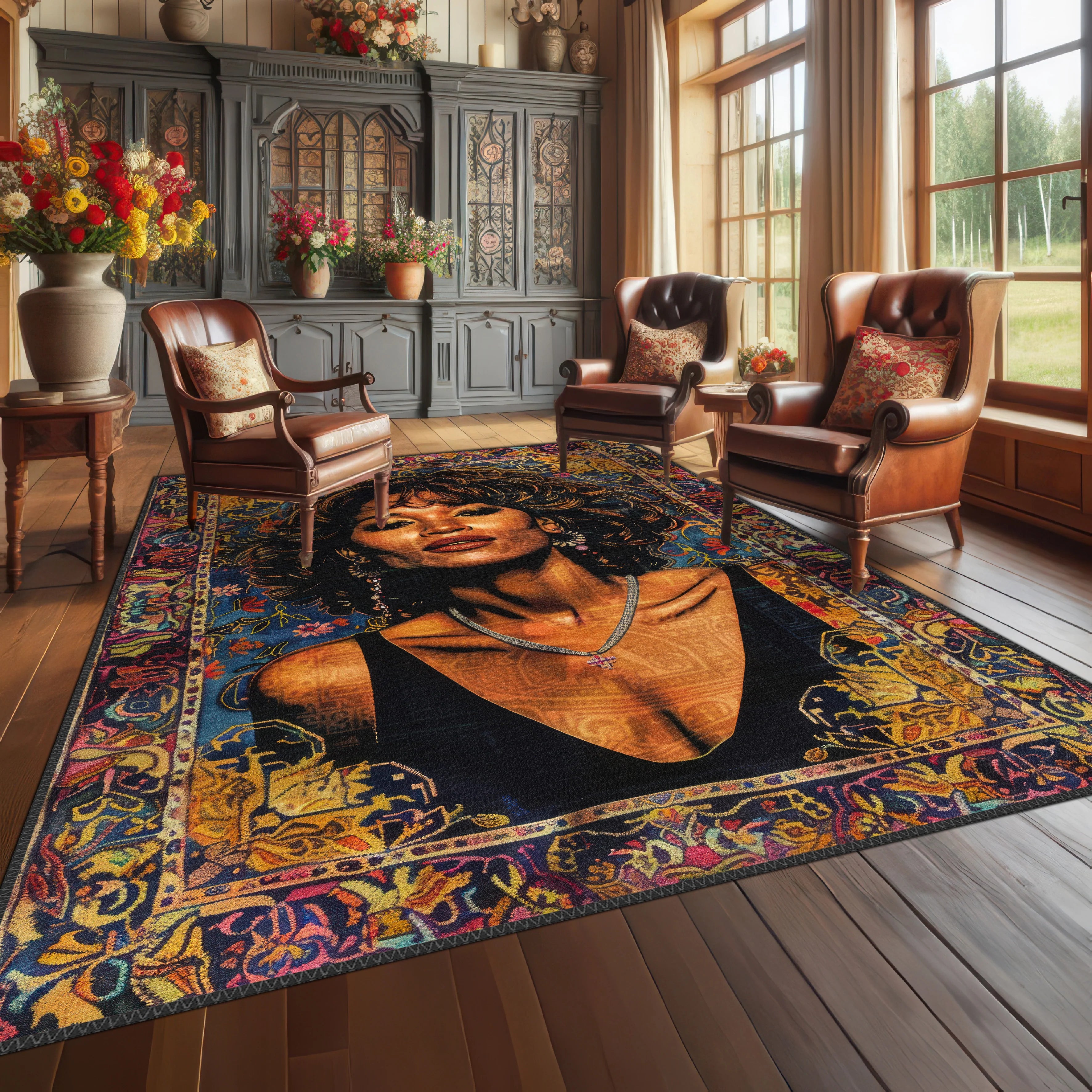 Icon Portrait Rug - Aladdinrugs