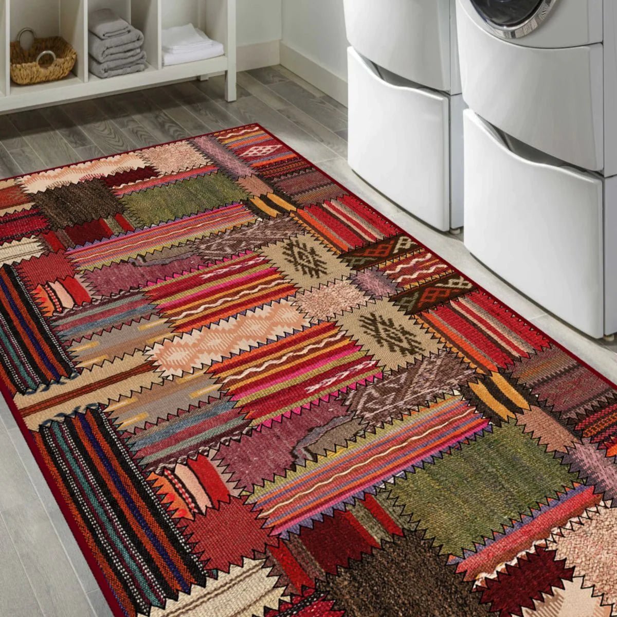 Turkish Patchwork Rug - Aladdinrugs