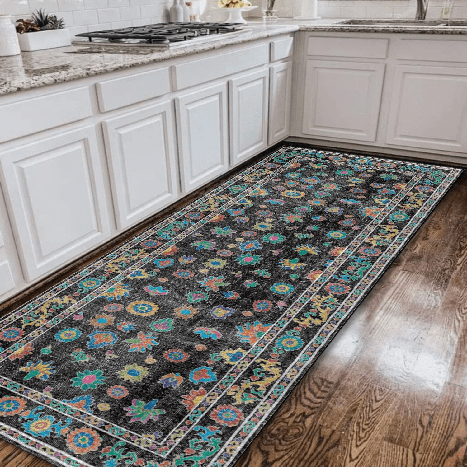 Floral Artistry Runner - Aladdinrugs