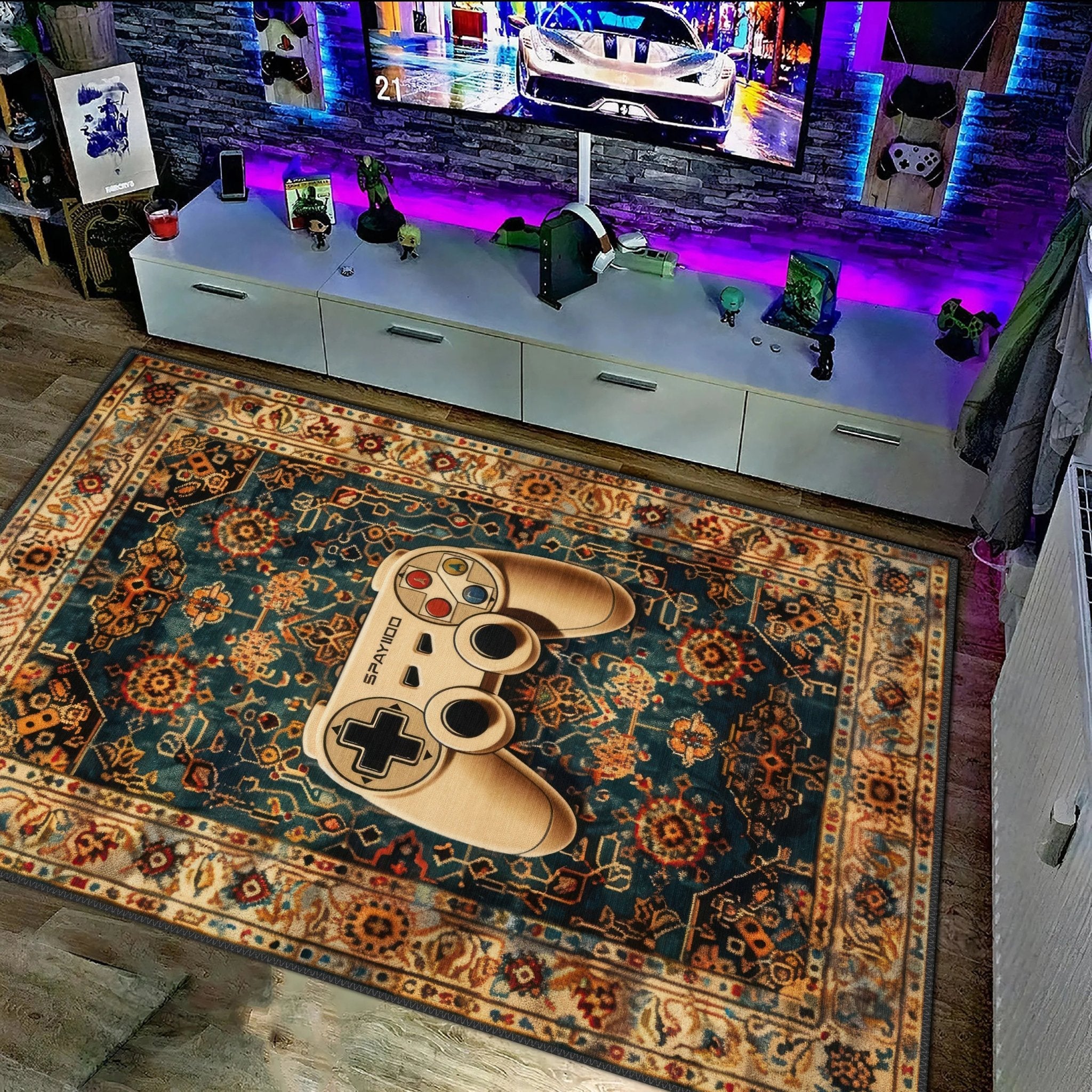 Gamer's Paradise Rug - Aladdinrugs