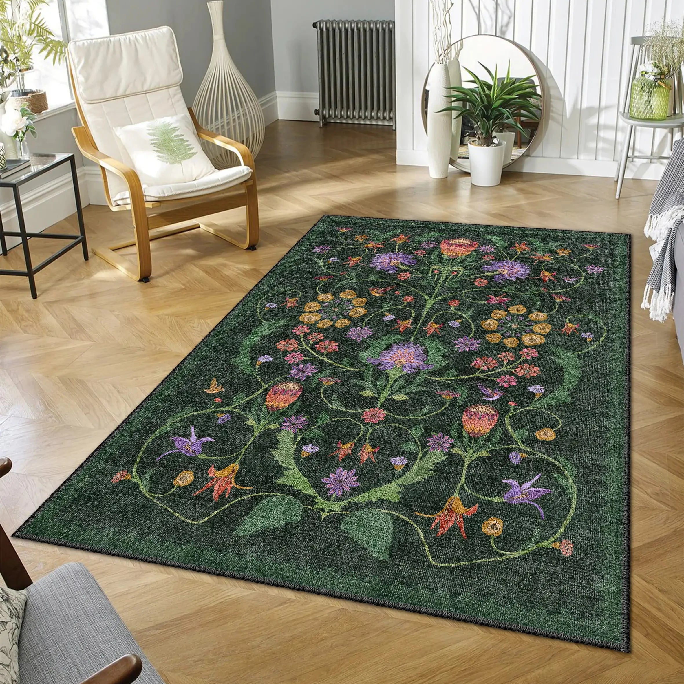 Romantic Wildflower Rug - Aladdinrugs