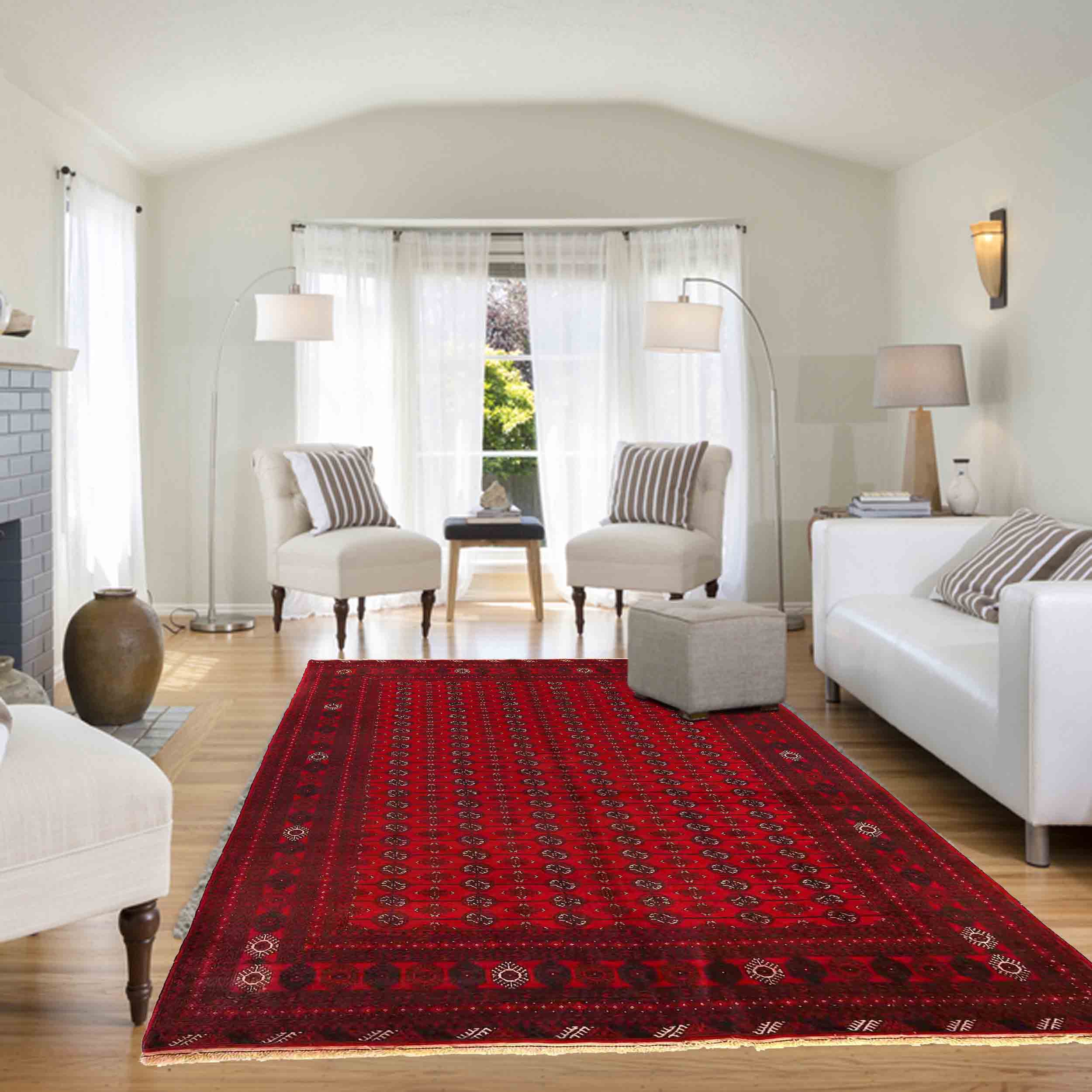 Bokhara Wool Handmade Rug 195 x 288 cm (ID W13602)