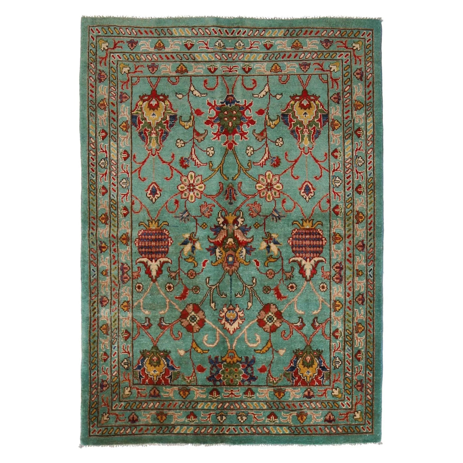Handmade Tree of Life Rug 120 x 176 (cm) - No. W34054
