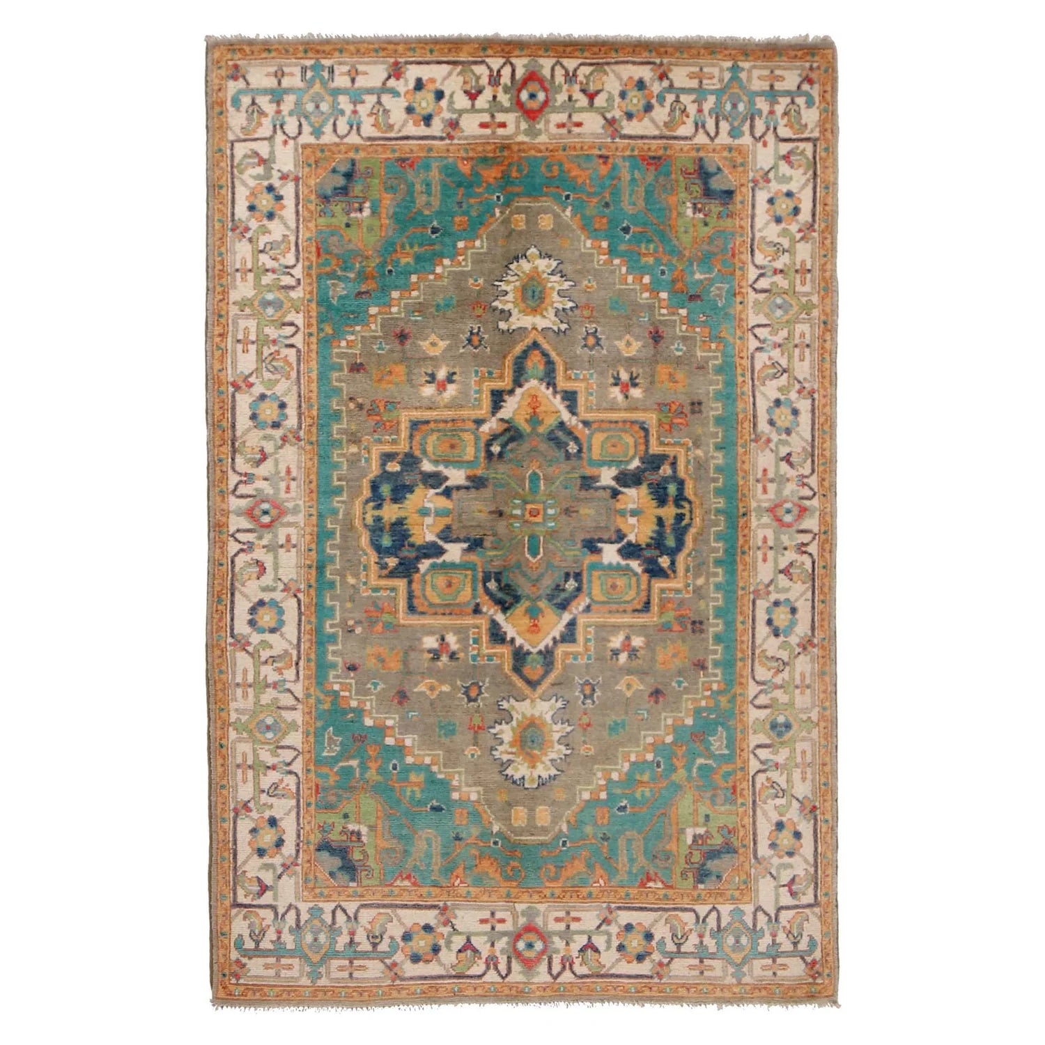 Green Kazak Rug 115 x 178 (cm) - No. W34056