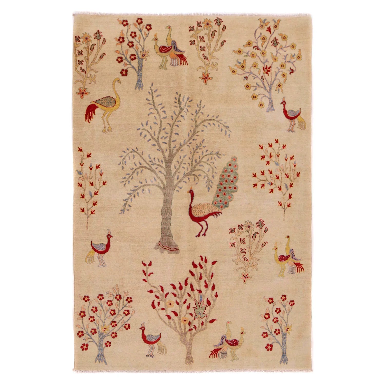 Hand-Knotted Tree of Life Carpet 163 x 247 (cm) - No. W34062