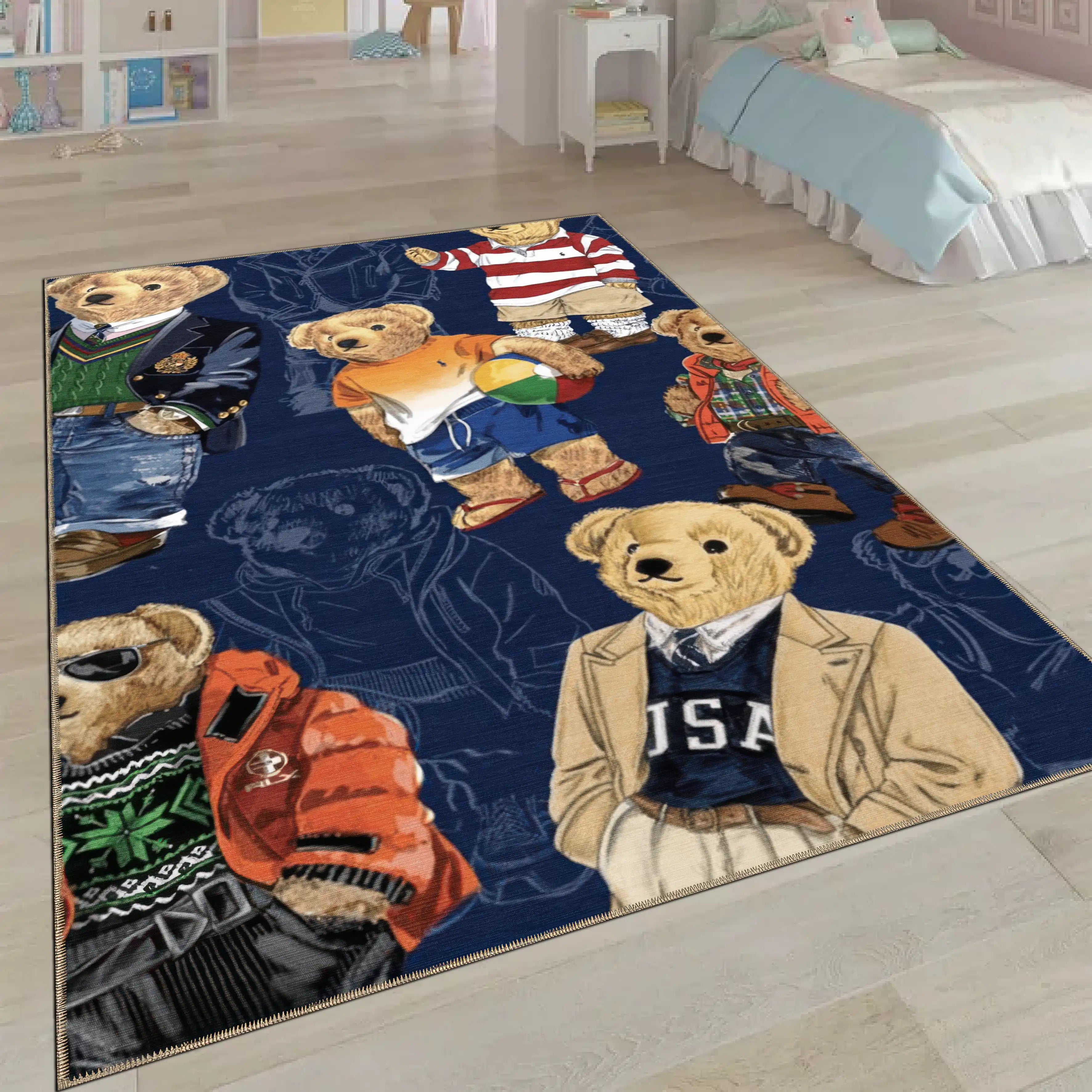 Teddy Bear Kids Rug - Aladdinrugs