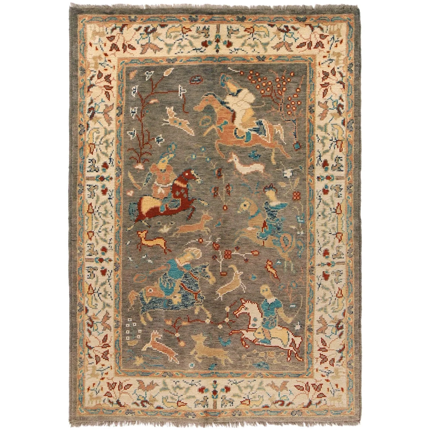 Handmade Pictorial Rug 121 x 178 (cm) - No. Y33034