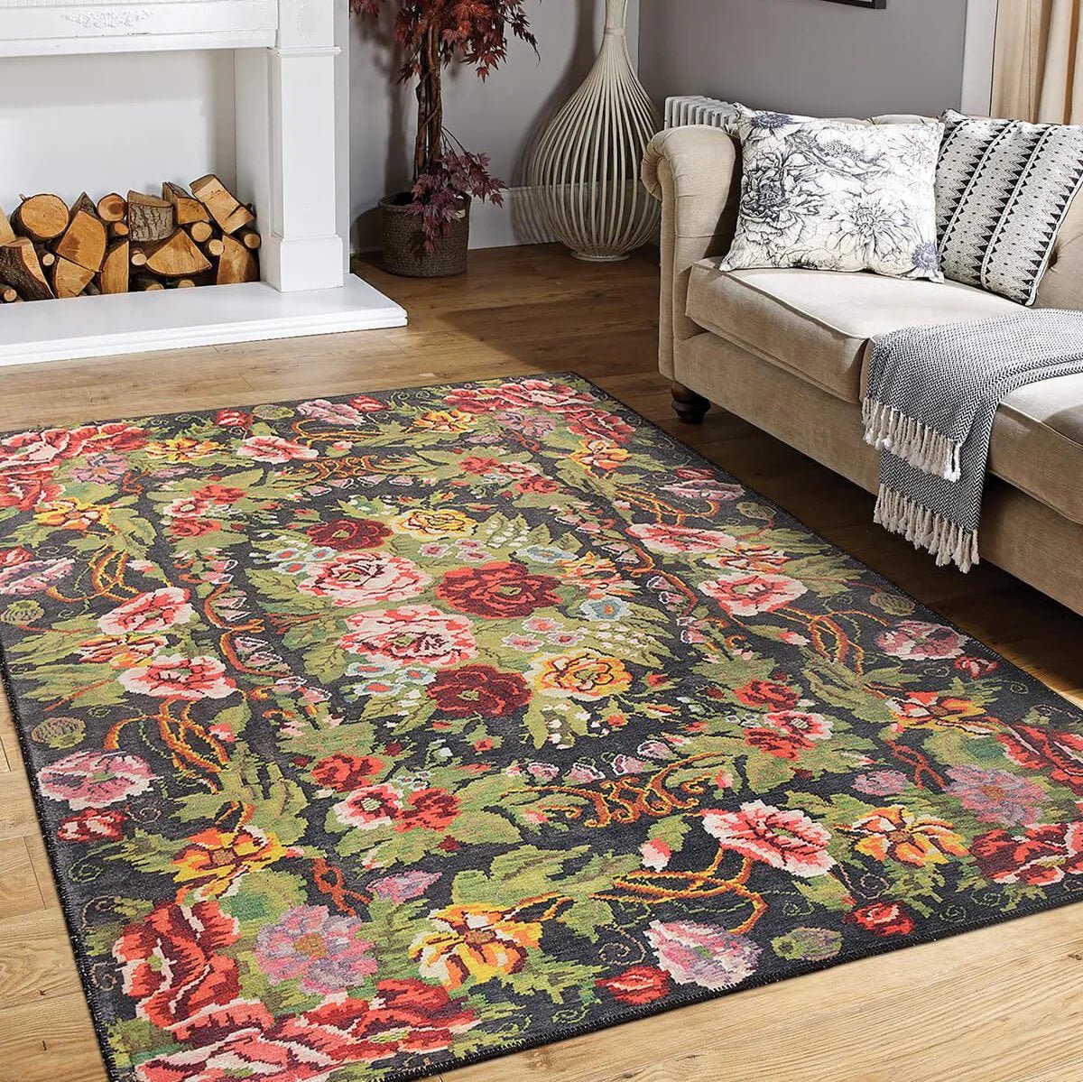 Karabagh Floral Rugs - Aladdinrugs
