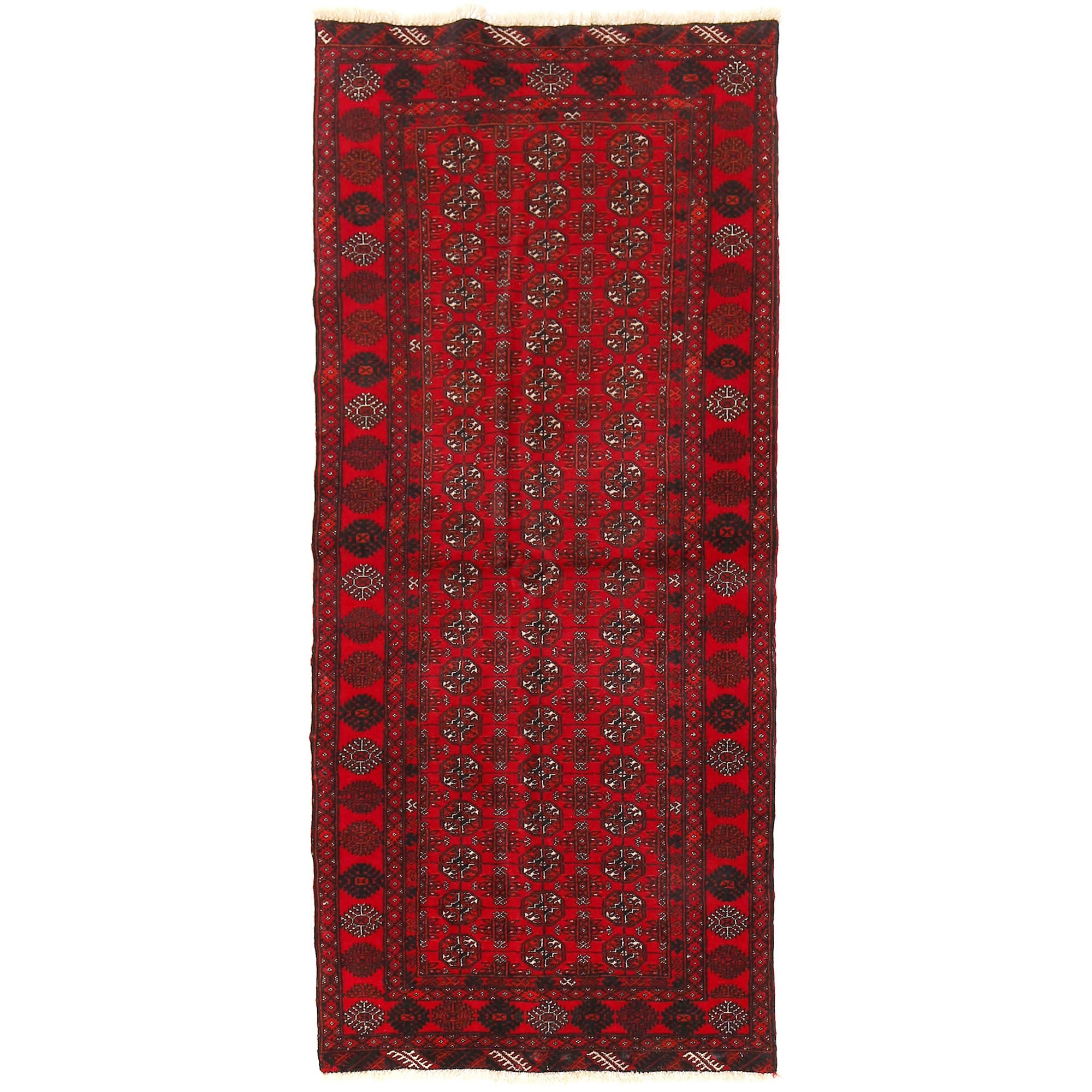 Handmade Bokhara Wool Runner Area Rug 79x185 cm (ID B20416)