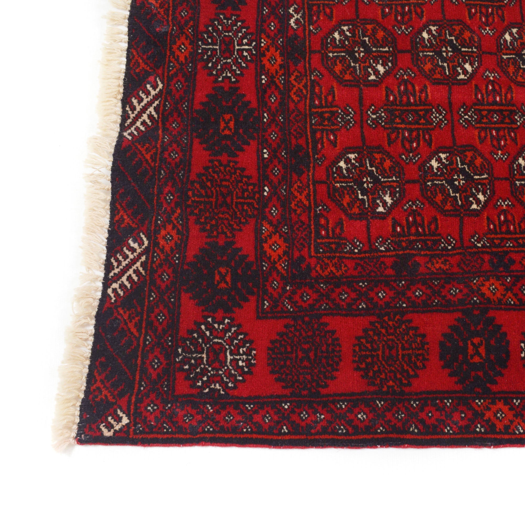 Handmade Bokhara Wool Runner Area Rug 79x185 cm (ID B20416)