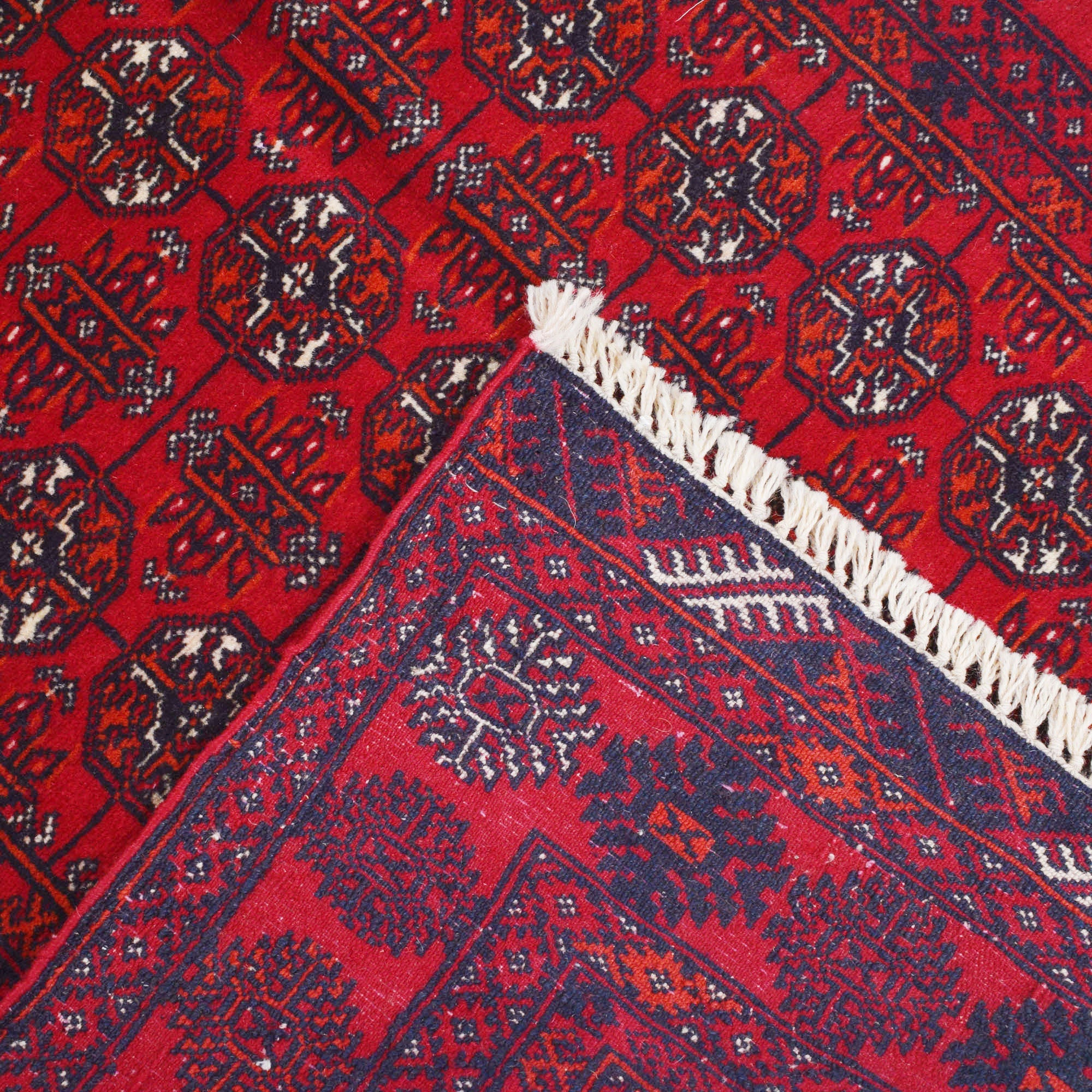 Handmade Bokhara Wool Runner Area Rug 79x185 cm (ID B20416)