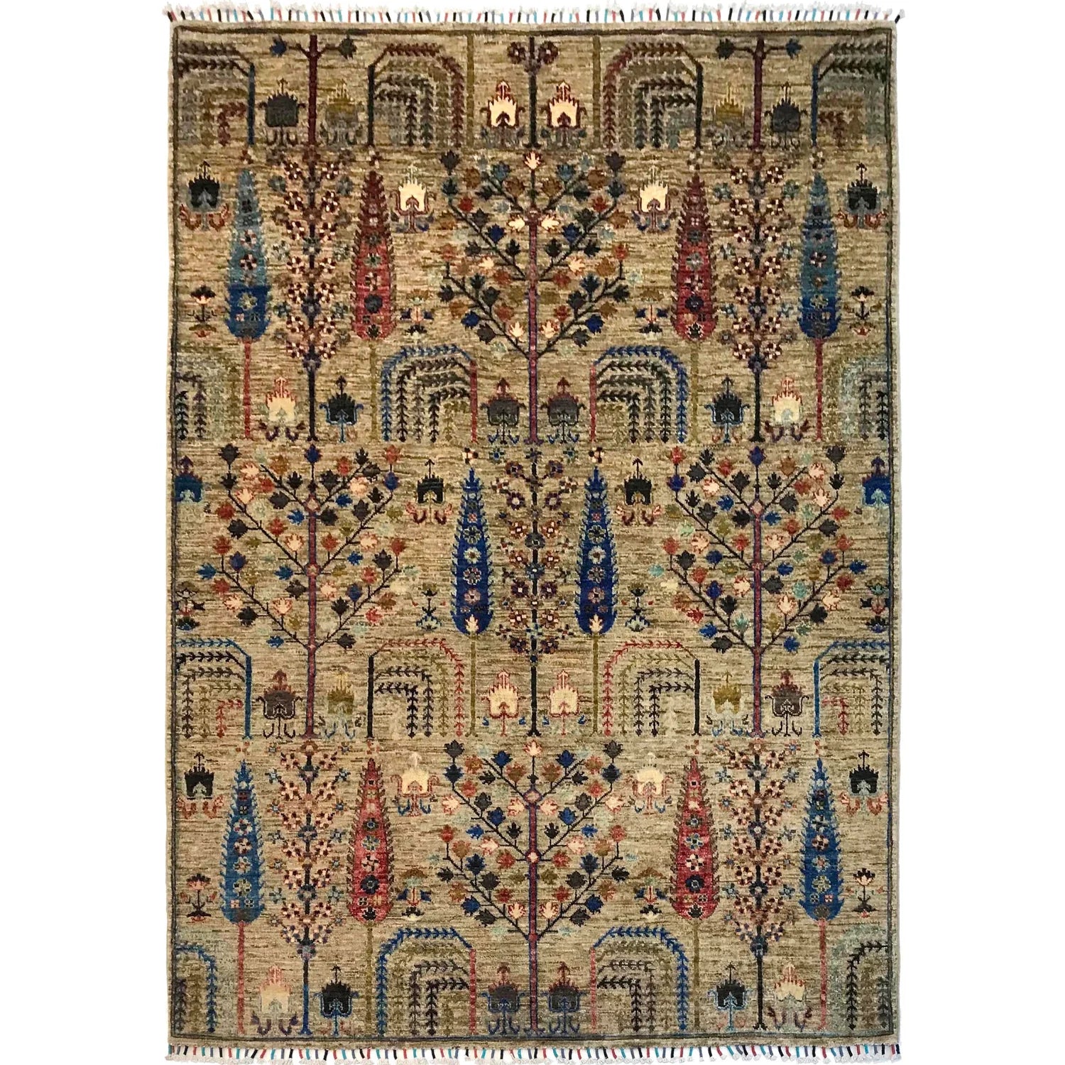 Handmade Tree of Life Rug 173 x 241 (cm) - No. B31294