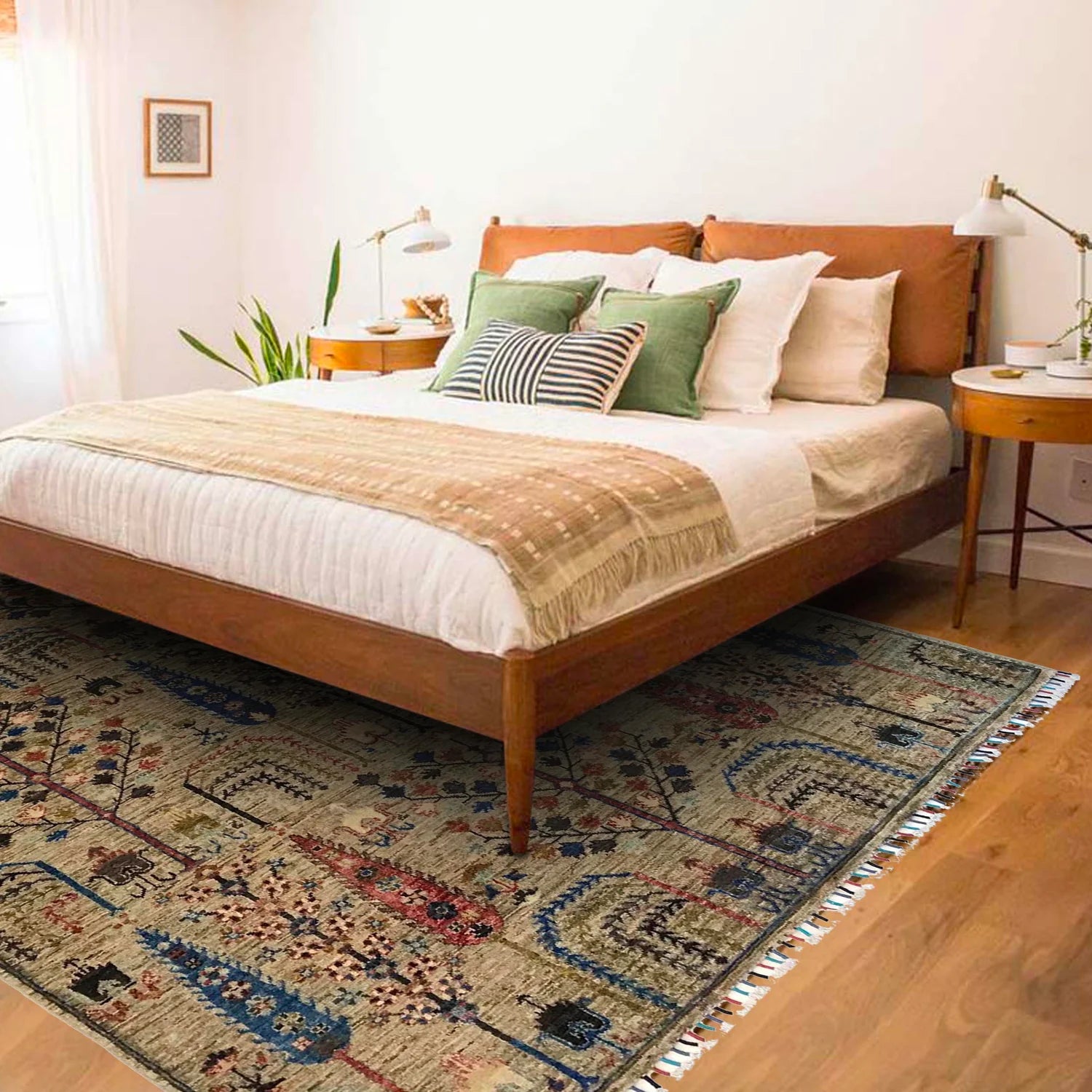 Handmade Tree of Life Rug 173 x 241 (cm) - No. B31294