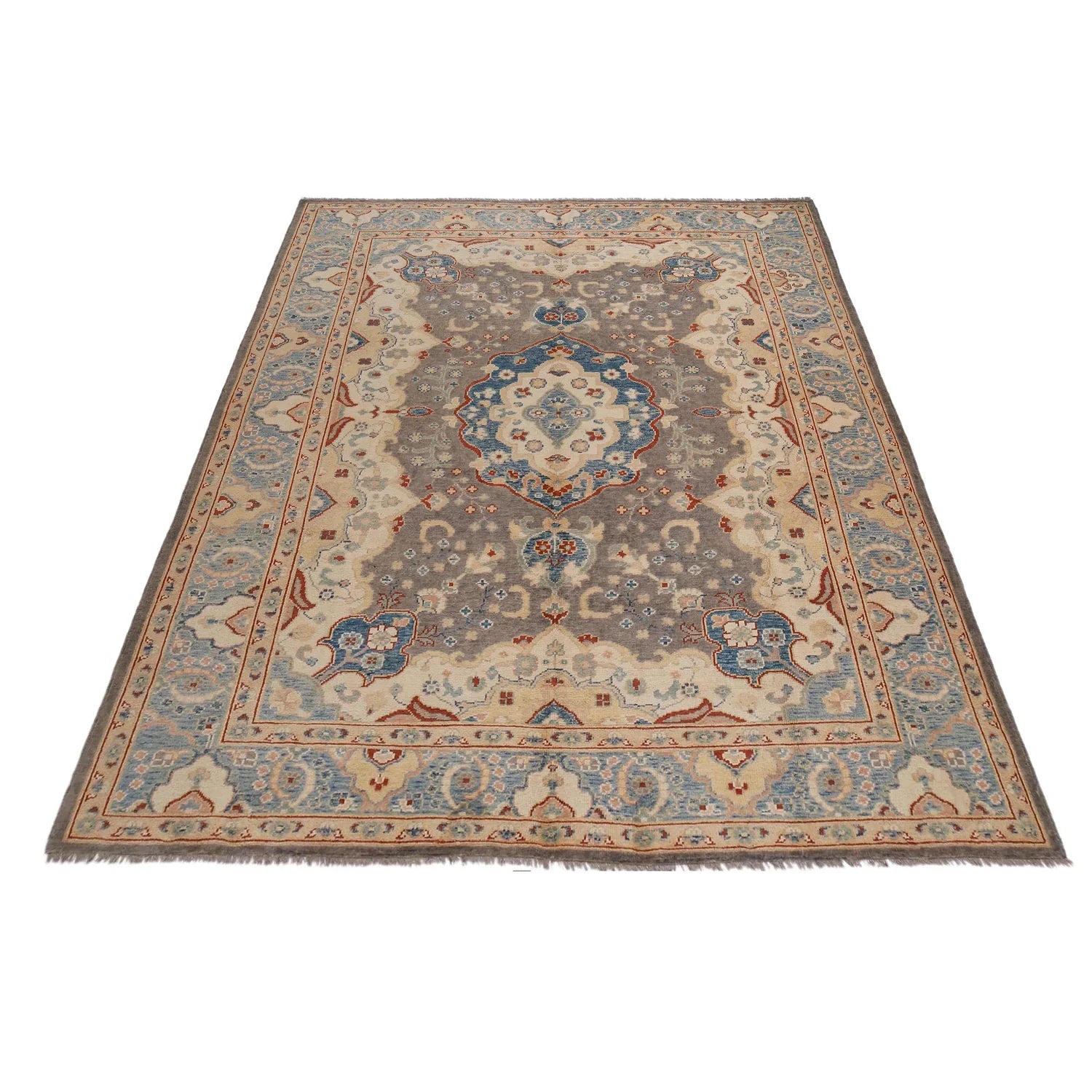 Hand Knotted Persian Design Heriz Rug 258 x 327 (cm) - No. B33052