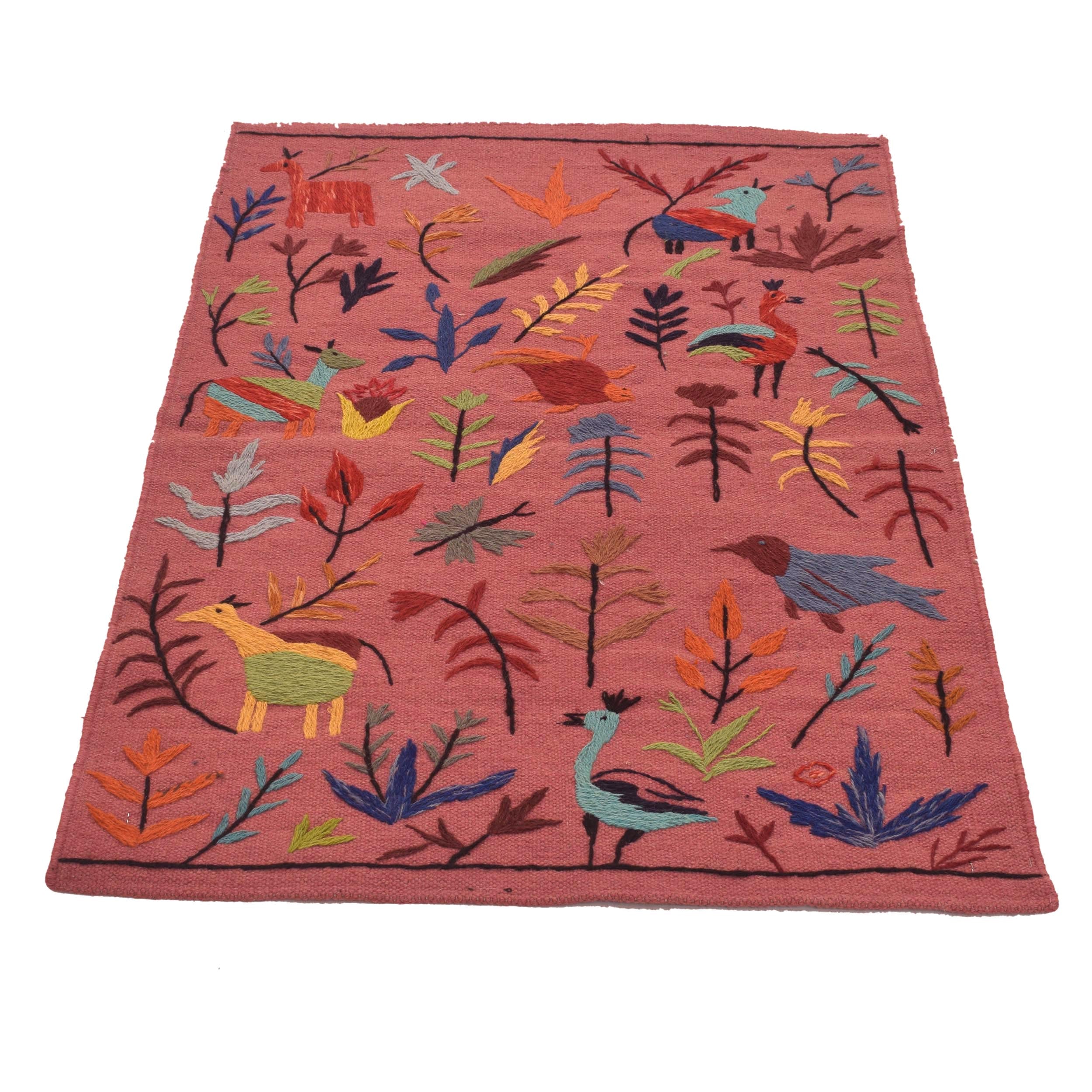 Pakistani Embroidery Kelim 2' 7" x 3' 11" (ft) - No. B34458