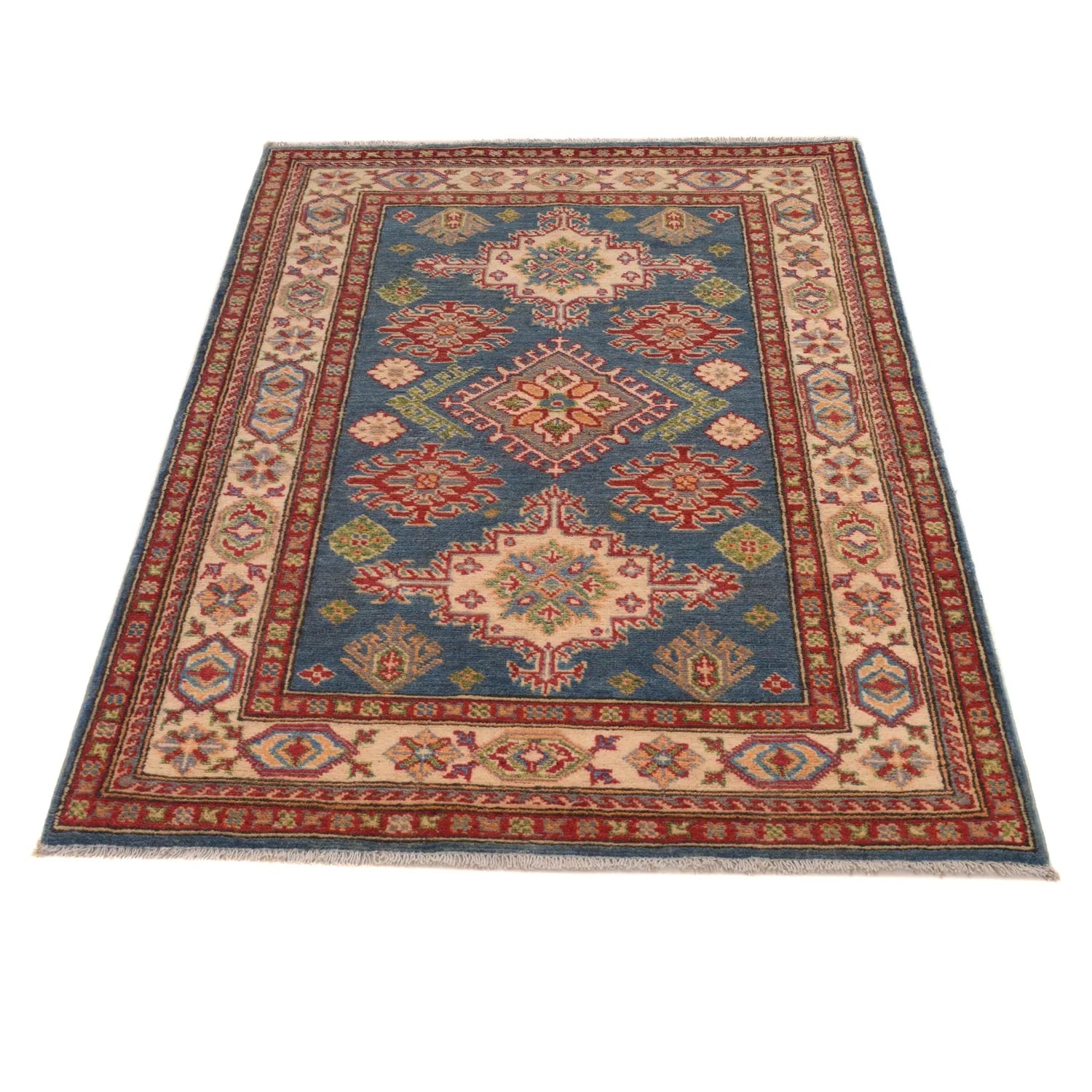 Blue Color Kazak Rug 98 x 153 (cm)- No. B34624