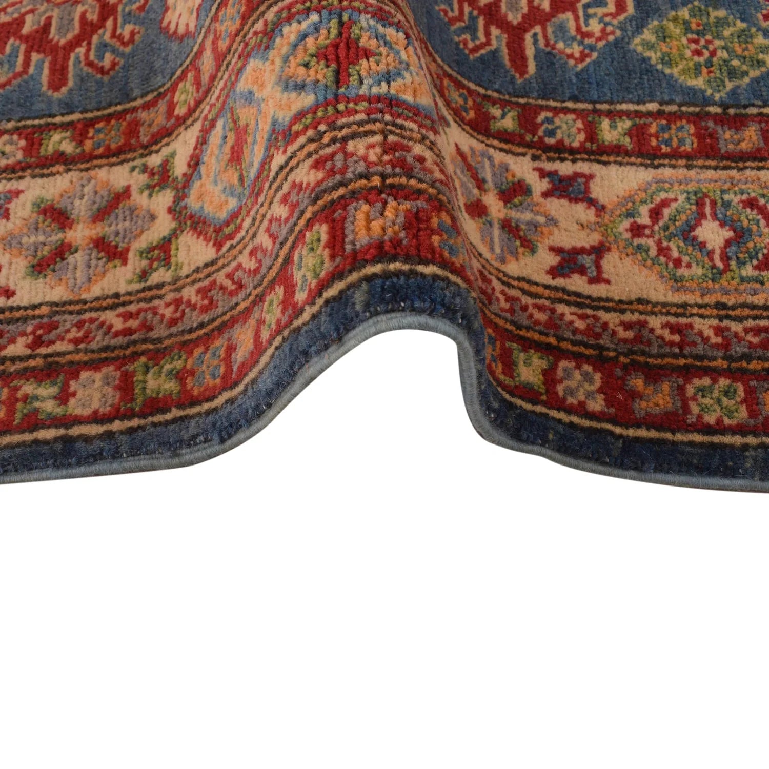 Blue Color Kazak Rug 98 x 153 (cm)- No. B34624