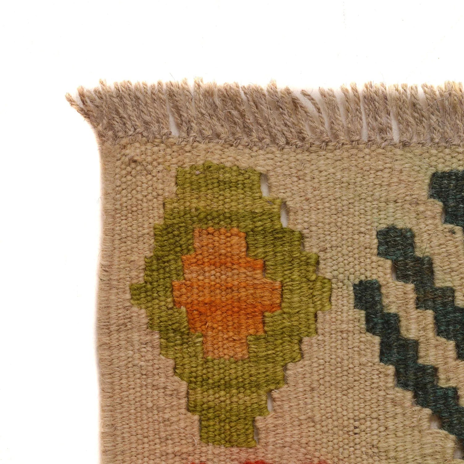 Handmade Vegetable Kilim 134 x 169 cm - No. B34707