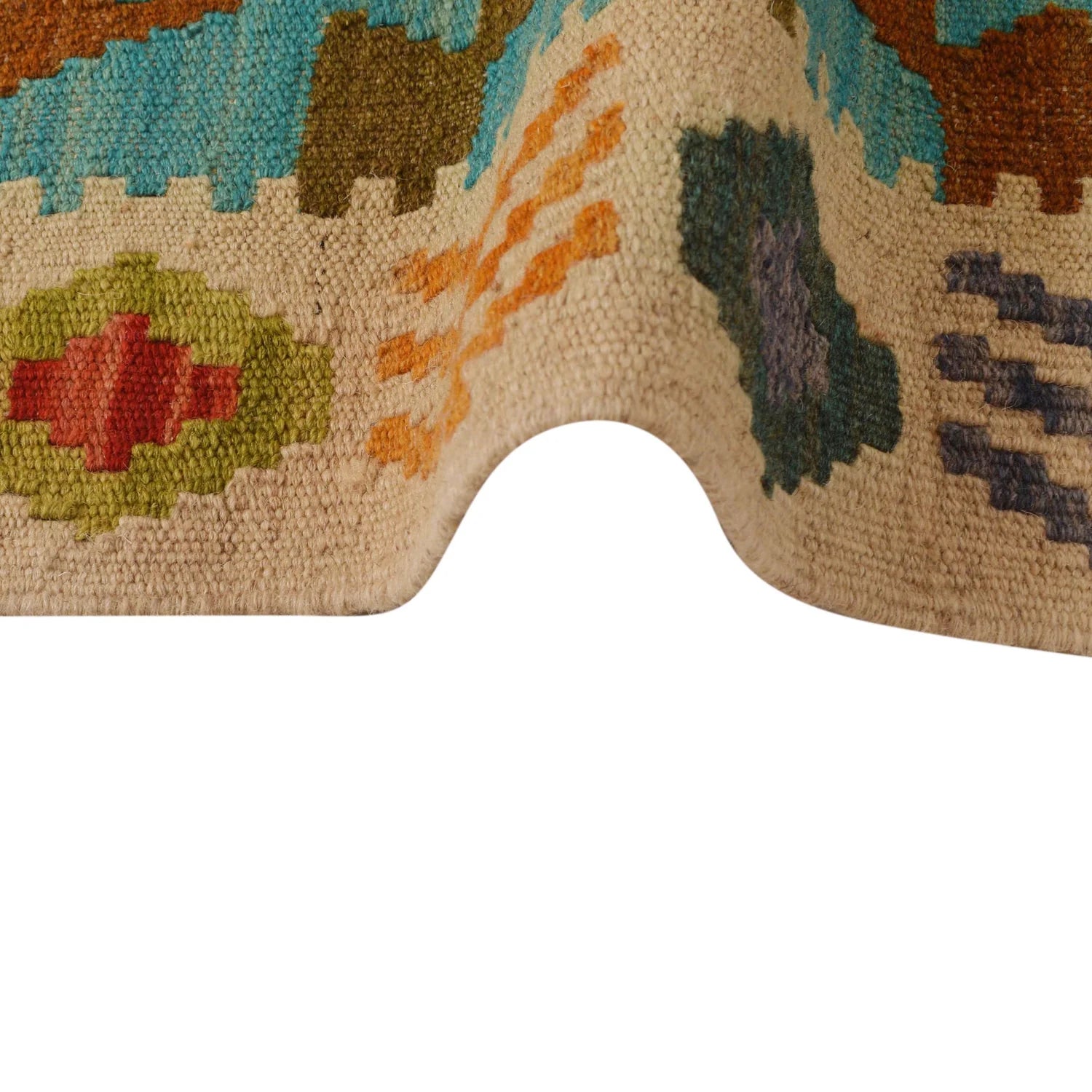 Handmade Vegetable Kilim 134 x 169 cm - No. B34707