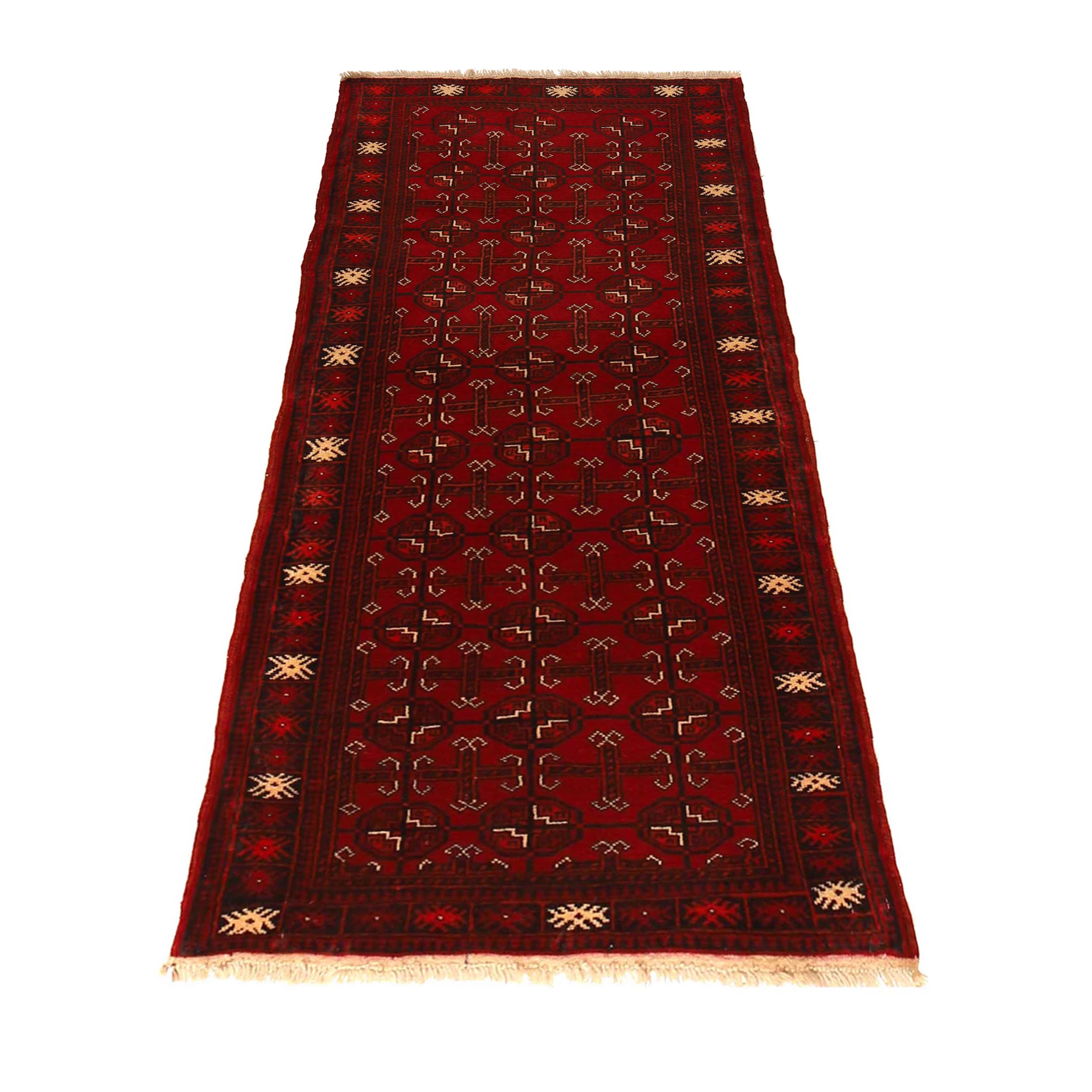 Handmade Bokhara Wool Runner Rug 71x173cm (ID B35797)