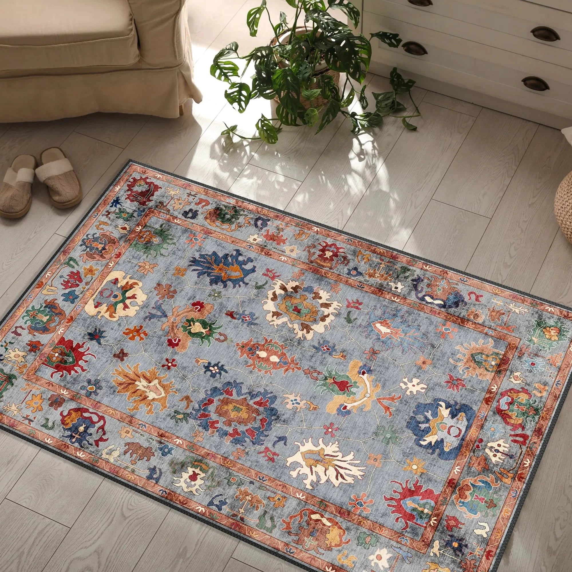 Oushak Entry Rug - Aladdinrugs