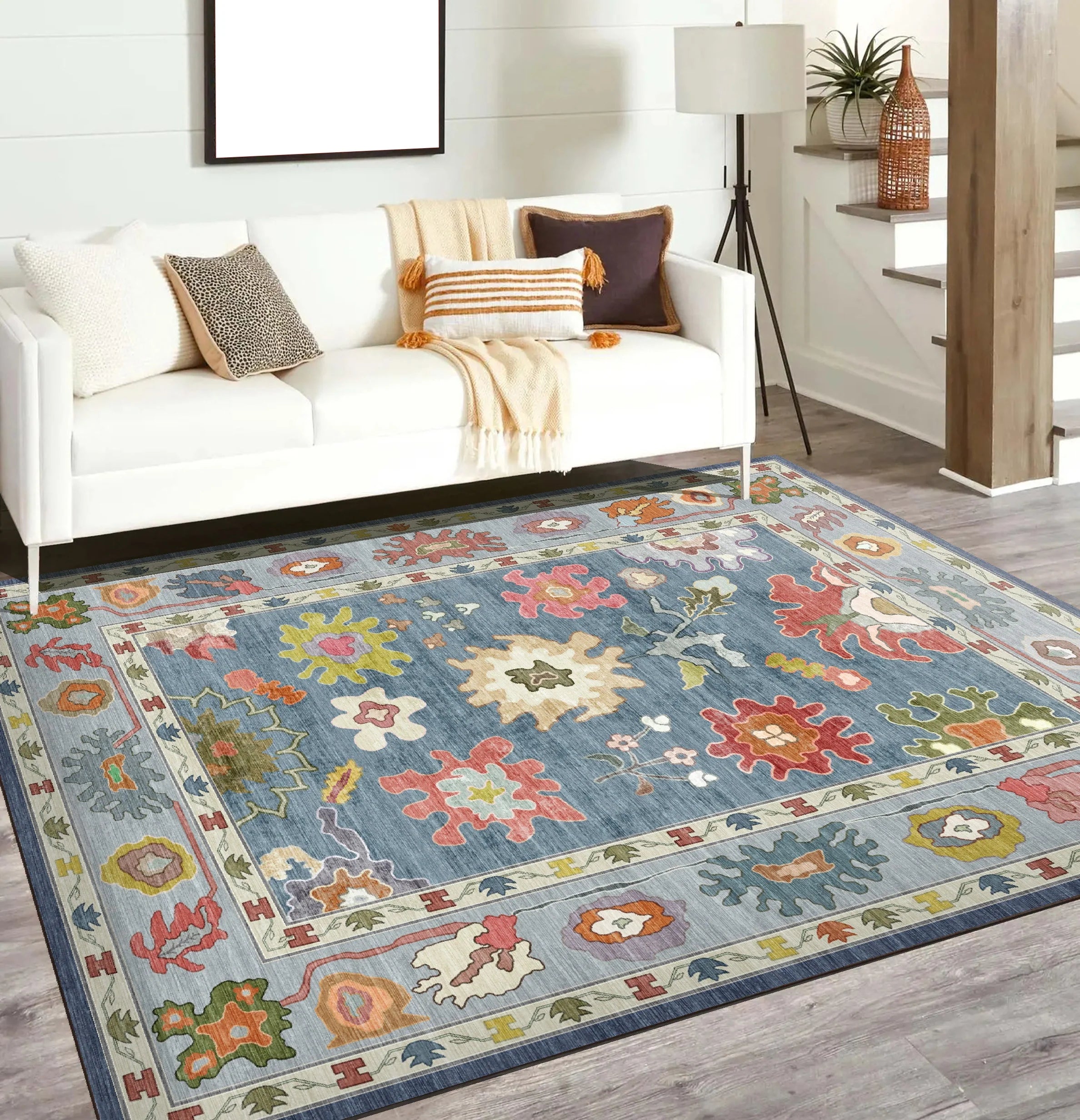 Artistic Oushak Rug - Aladdinrugs