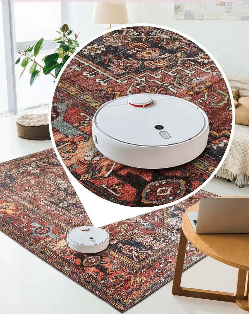 Rustic Persian Style Rug - Aladdinrugs