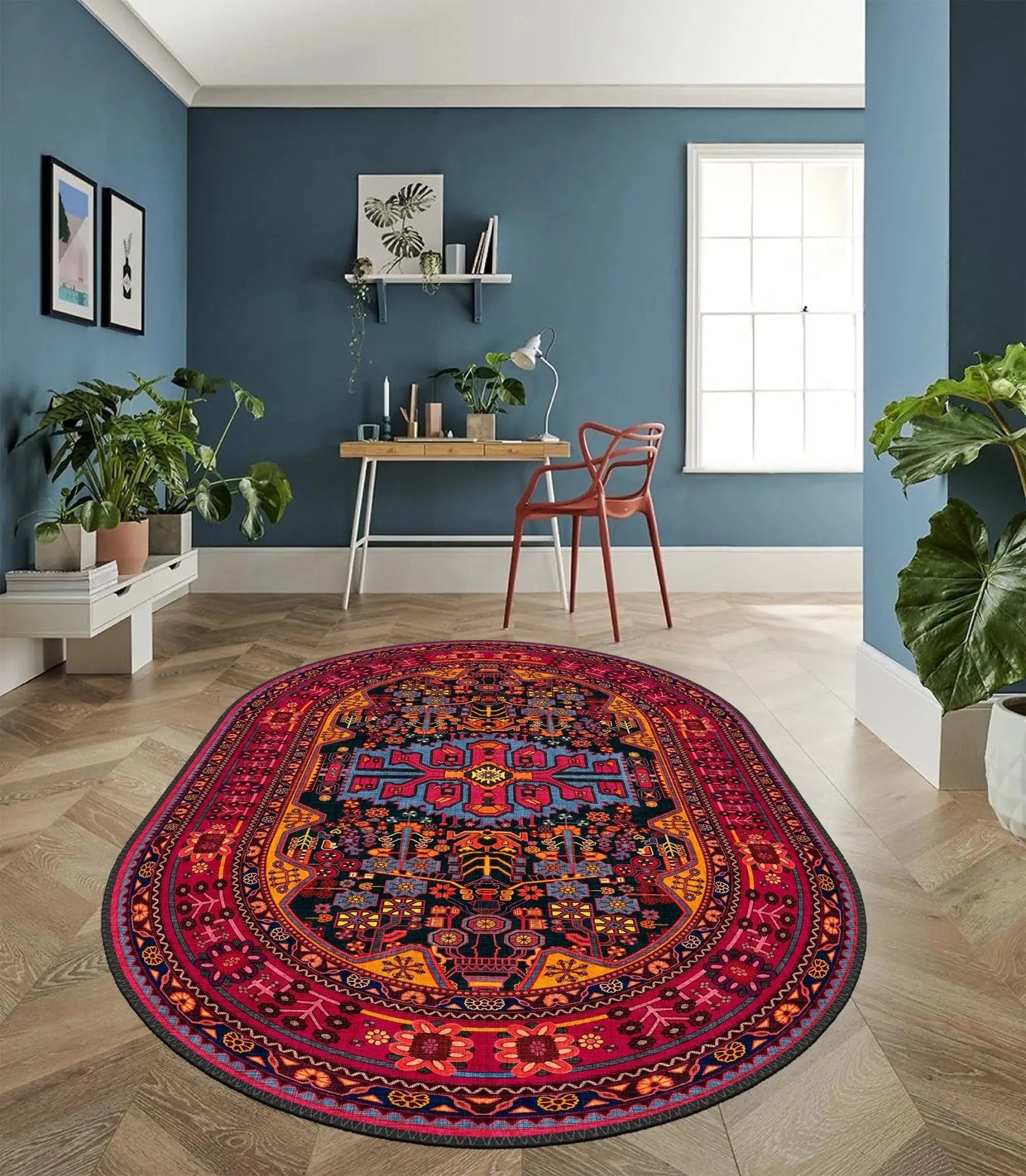 Vibrant Persian Style Bold Rug - Aladdinrugs