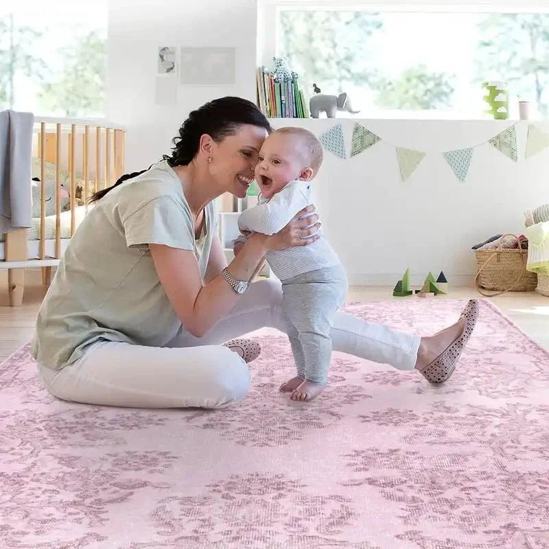 Pink Medallion Rug - Aladdinrugs
