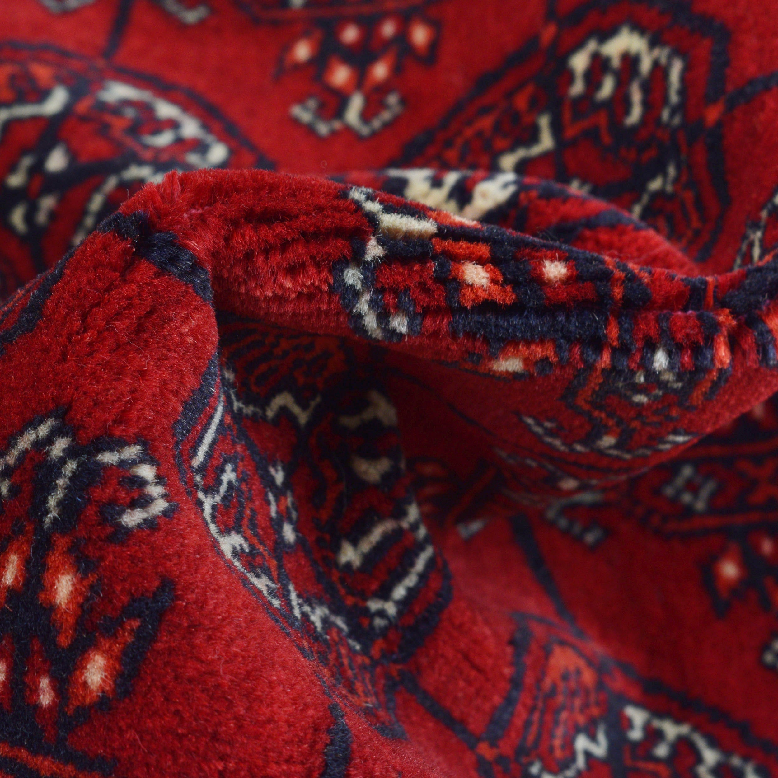 Handmade Bokhara Wool Runner 87 x 172 cm (ID G22927)