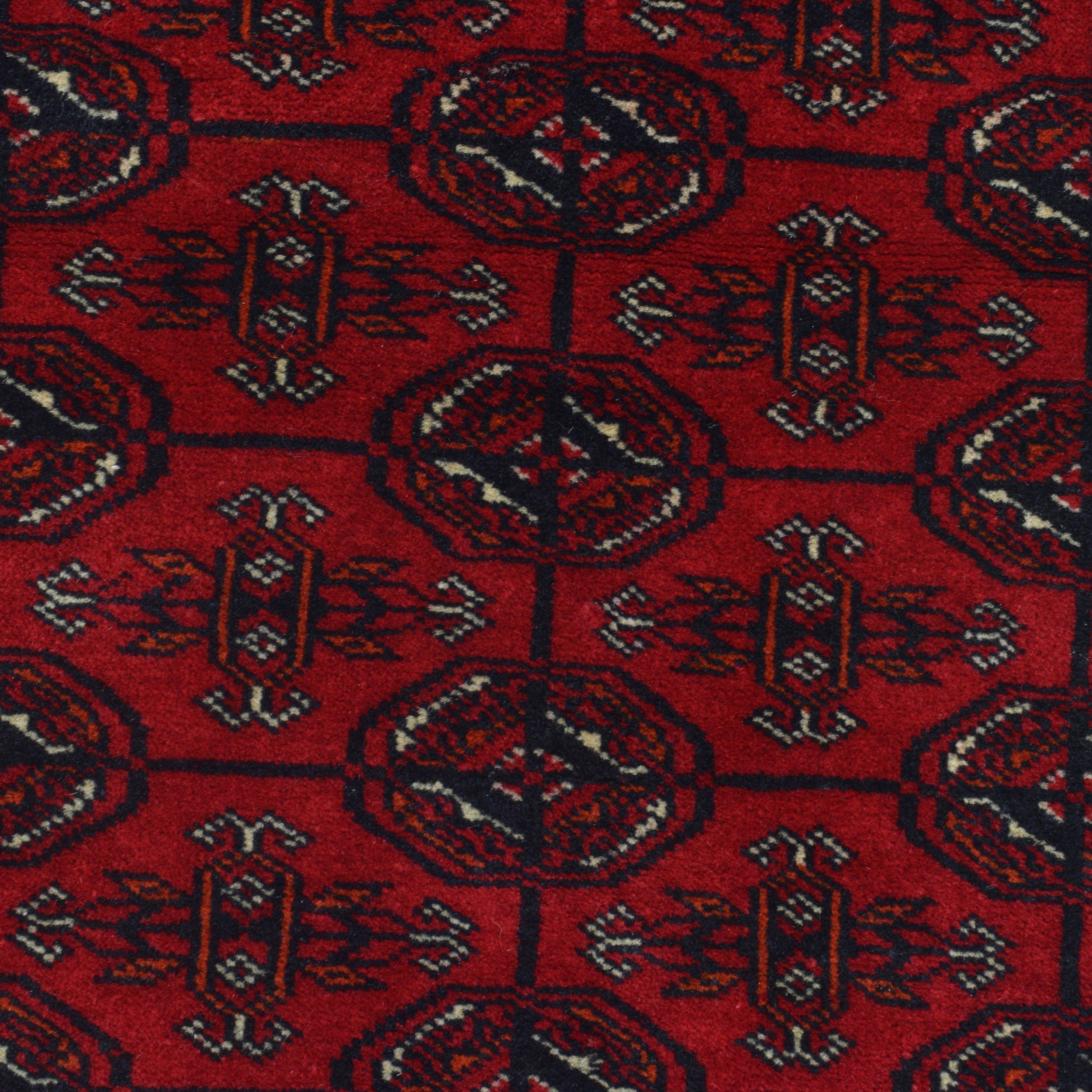 Handmade Bokhara Wool Runner 83 x 166 (cm) (ID G22928)