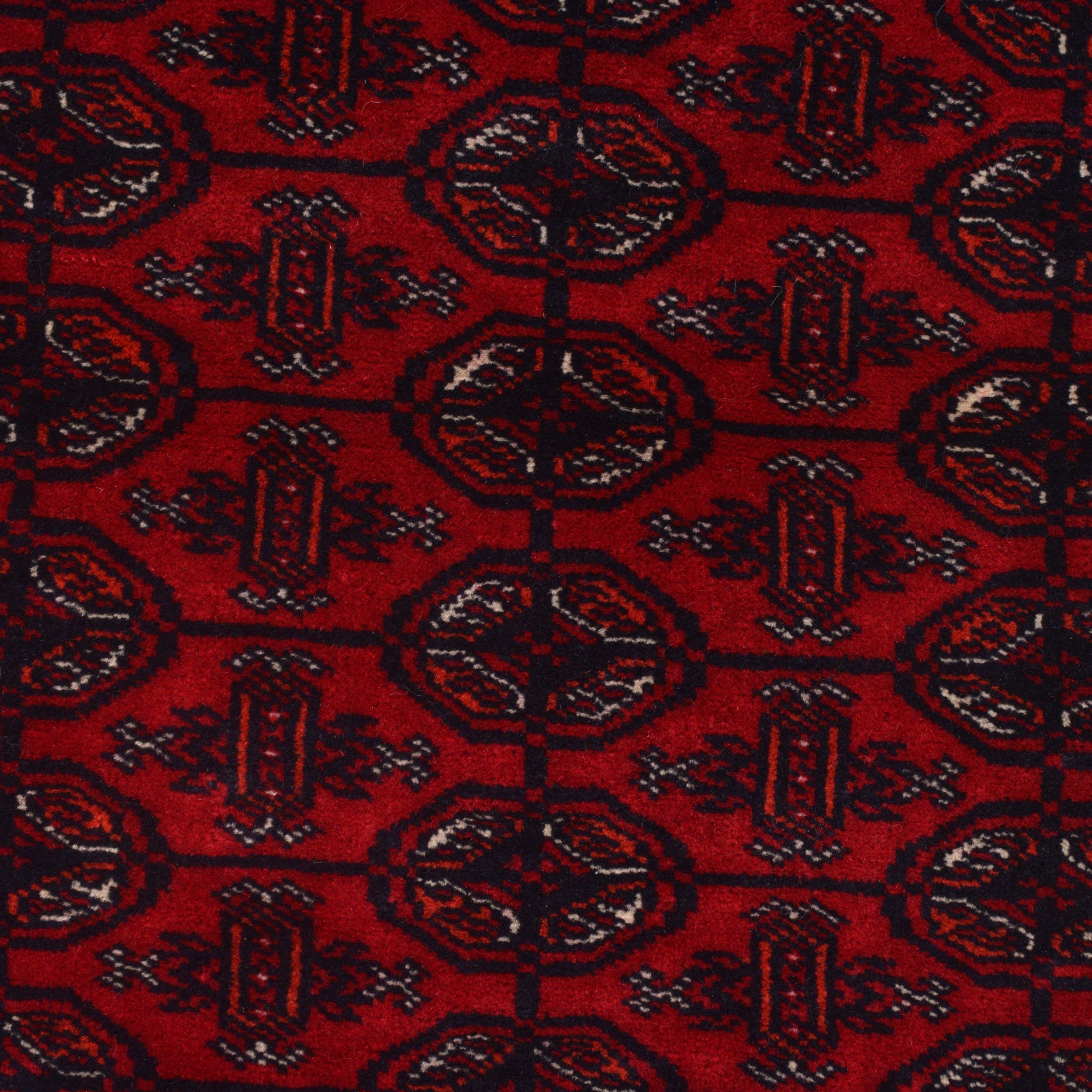 Handmade Bokhara Runner Red 84 x 168 cm (ID G22931)