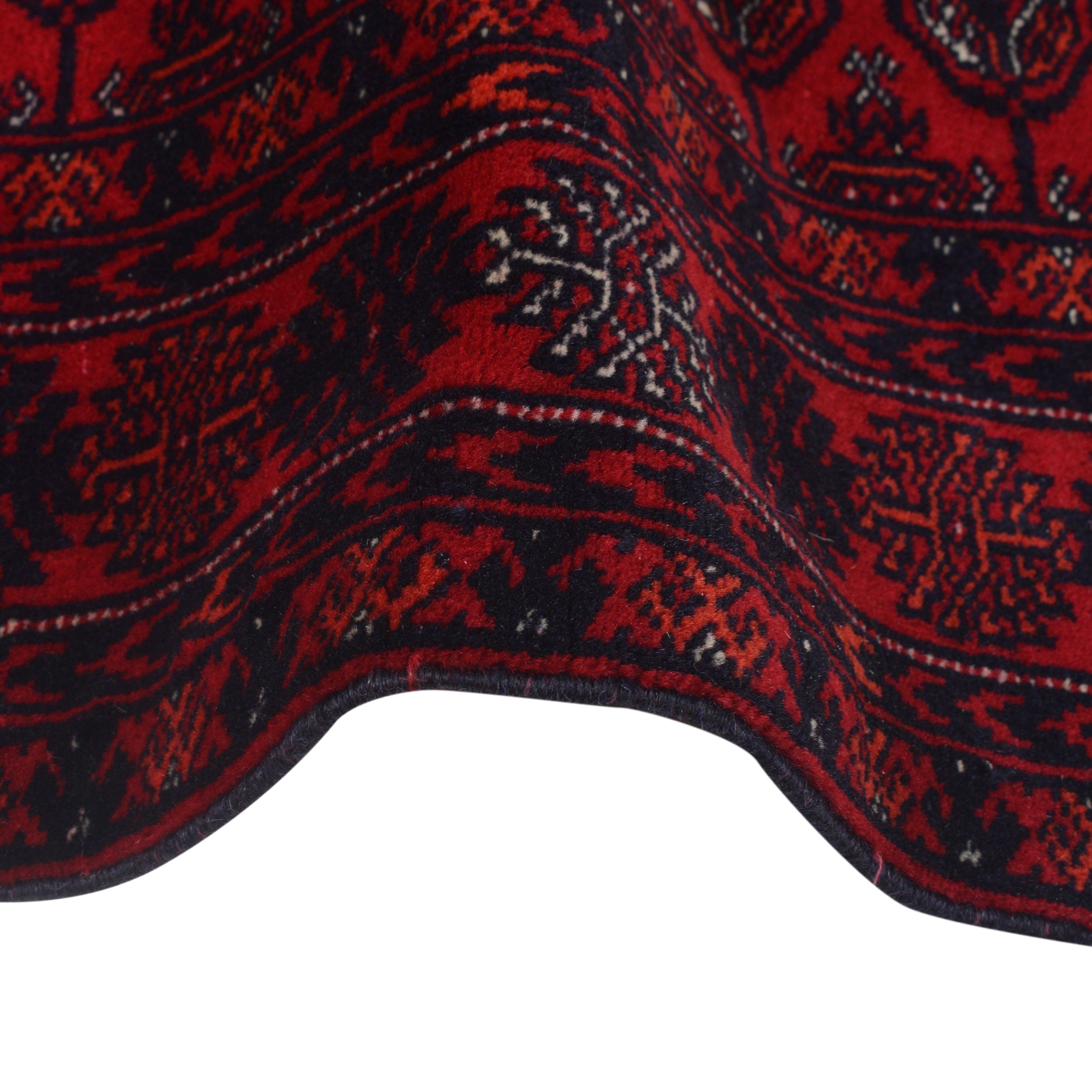 Handmade Bokhara Runner Red 84 x 168 cm (ID G22931)