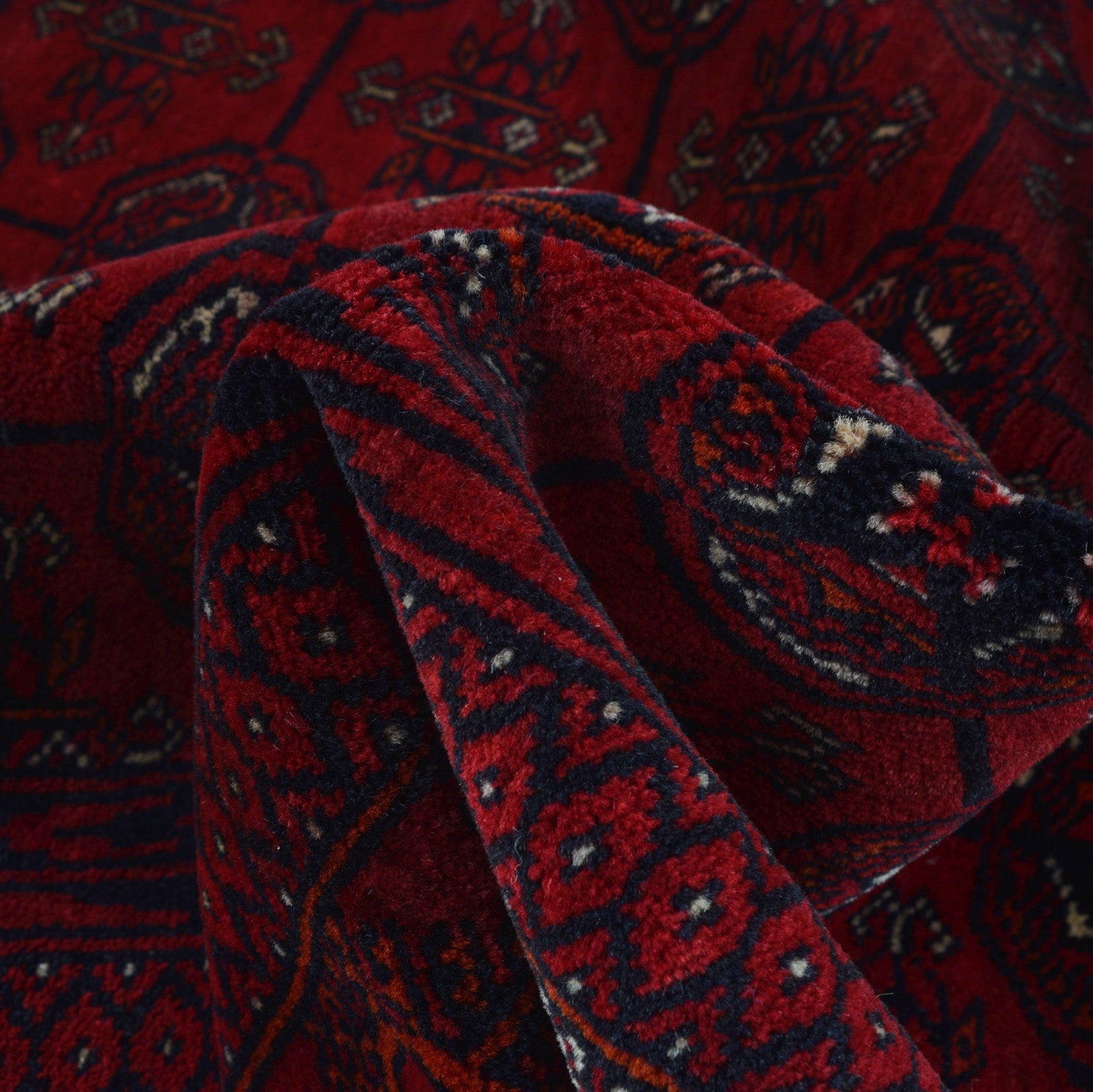 Handmade Wool Bokhara Rug 88 x 166 cm (ID G22932)