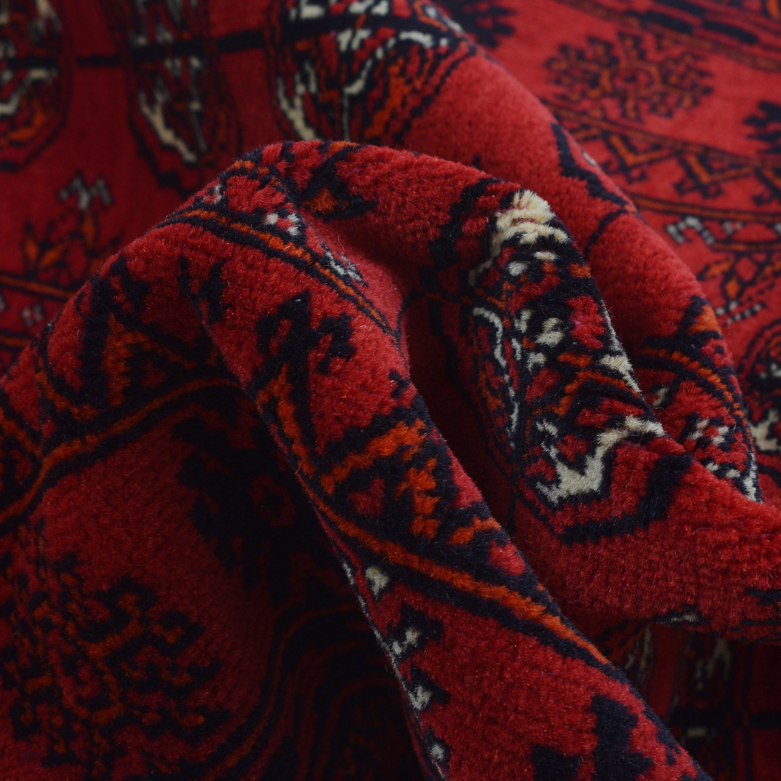 Premium Handmade Bokhara Wool Runner Rug 79 x 191cm (ID G22933)