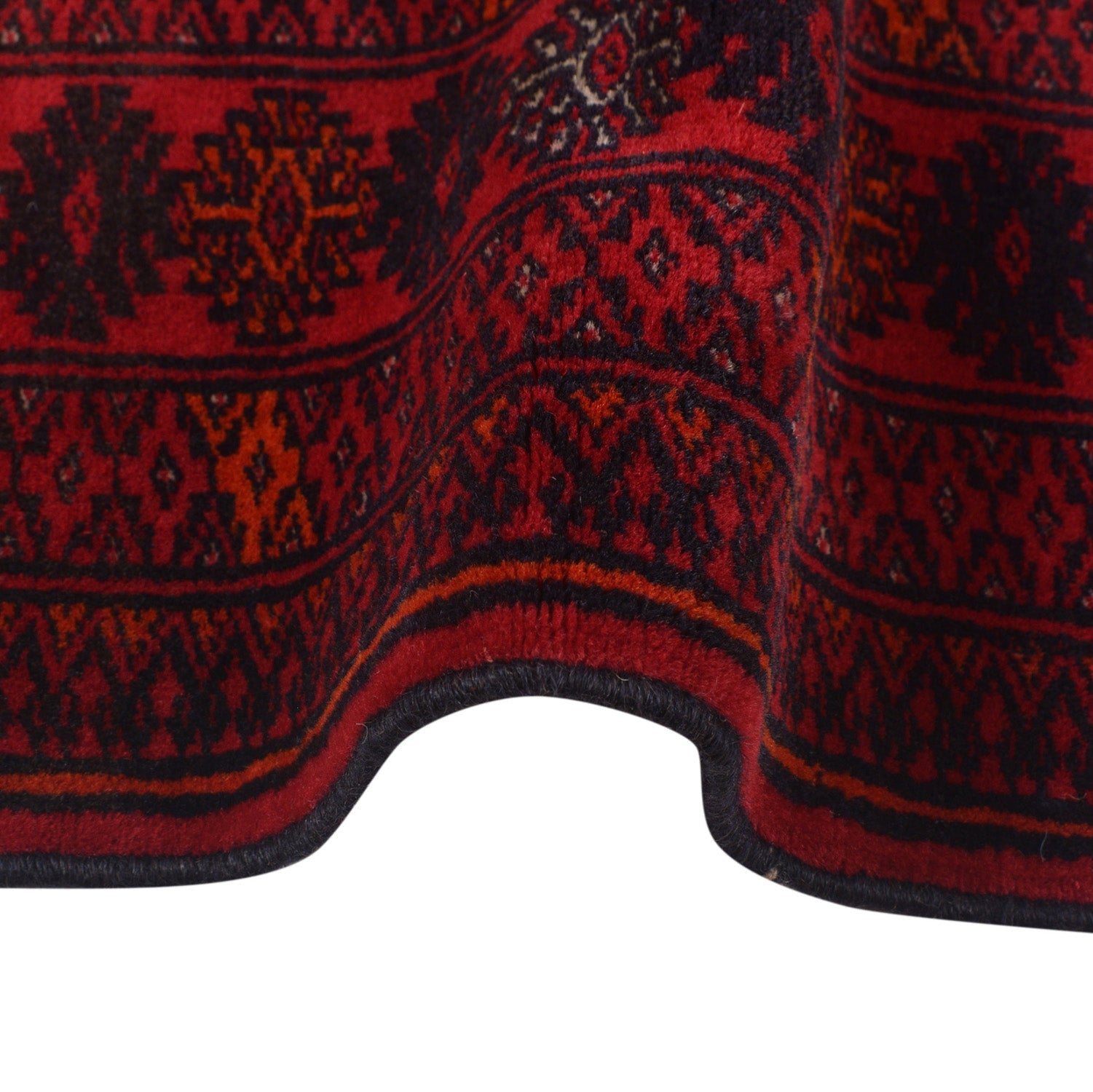 Handmade Bokhara Wool Runner Rug 31.5x72.8in (ID G22935)